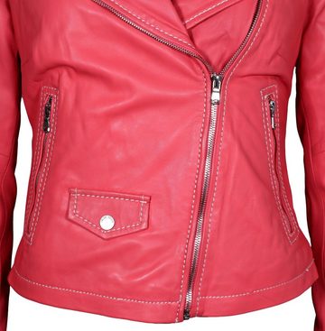 Freaky Nation Bikerjacke »CoraLi-FN« mit elastischen Jersey-Einsätzen