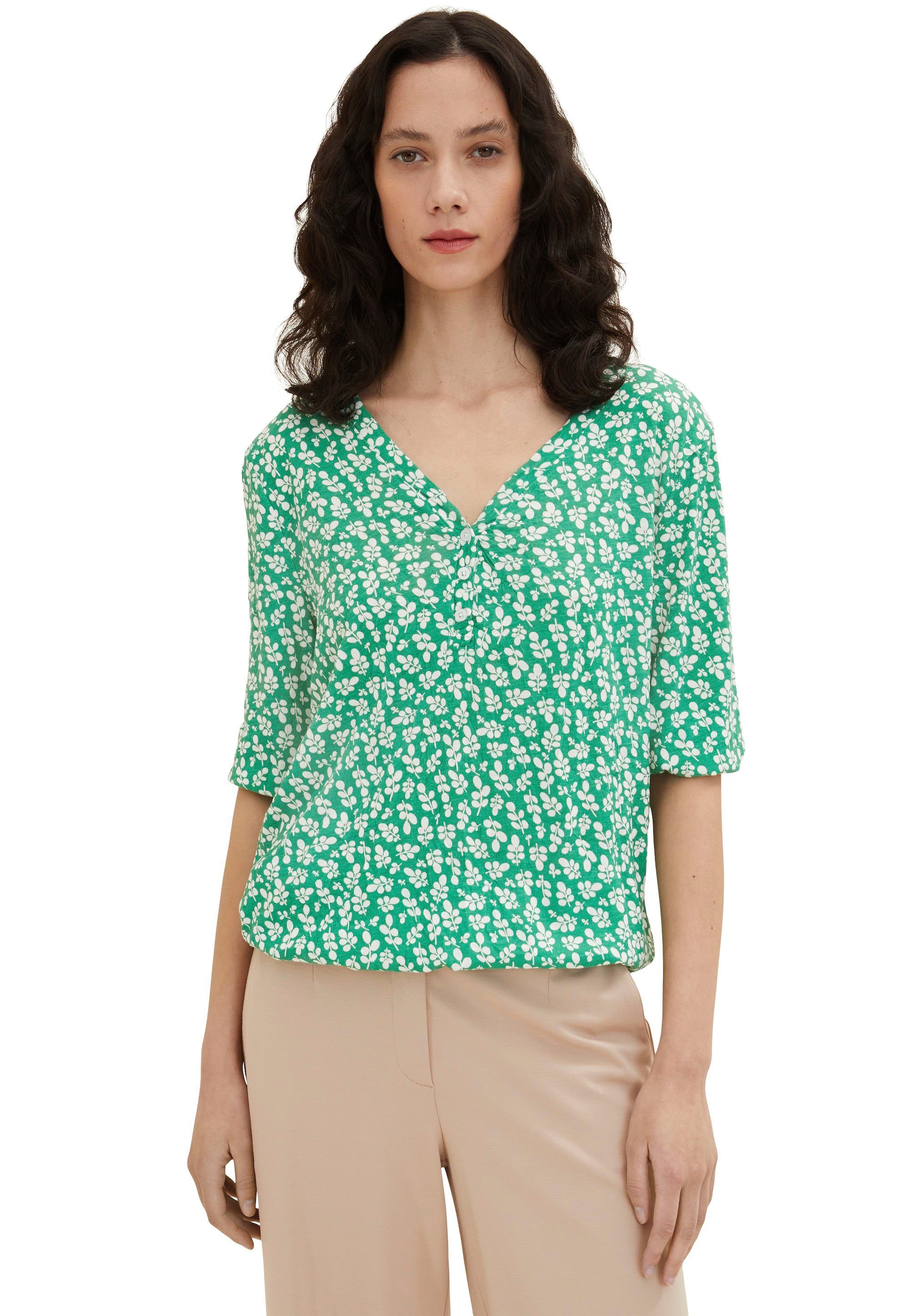 flor TOM TAILOR green T-Shirt