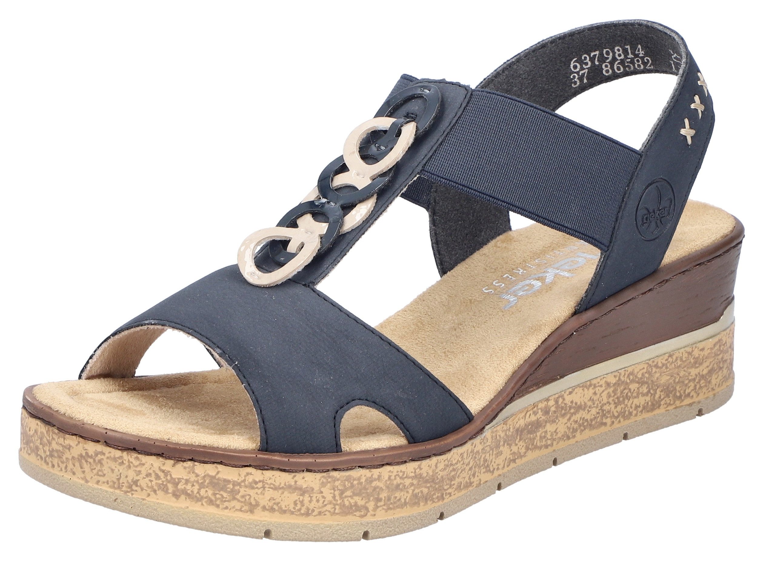 Rieker Keilsandalette Sommerschuh, Sandale, Plateausandale mit günstig online kaufen