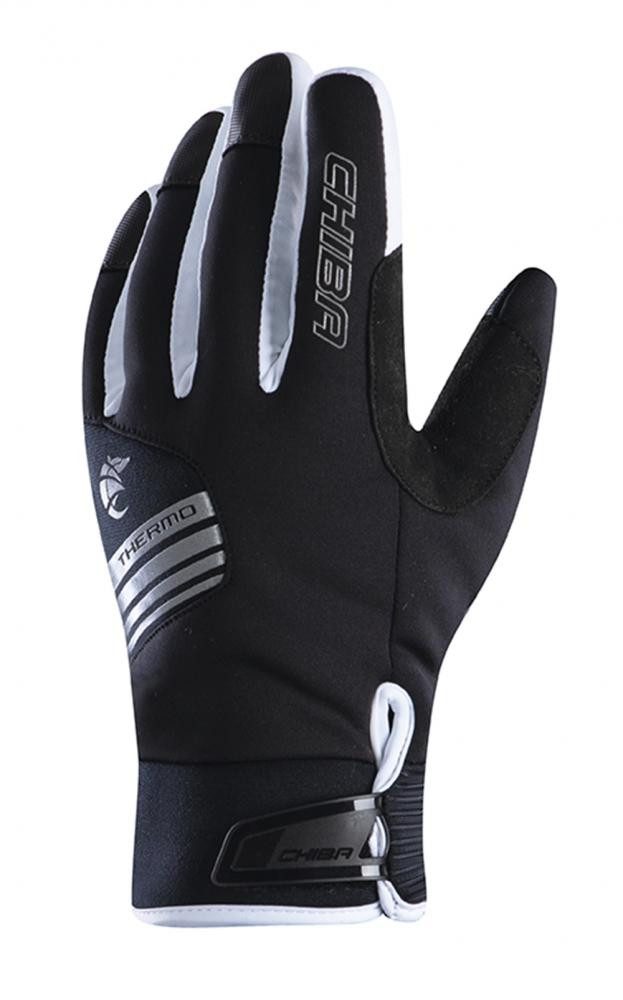 Chiba Fahrradhandschuhe CHIBA Thermo X-Cross - wasserdichte Winter-Radhandschuhe, Größe 7, sz/
