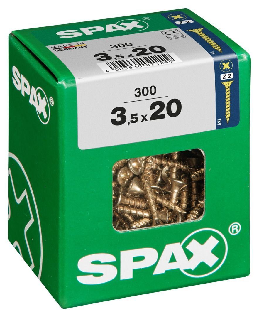 Spax SPAX mm - Universalschrauben x 300 2 3.5 20 Holzbauschraube PZ