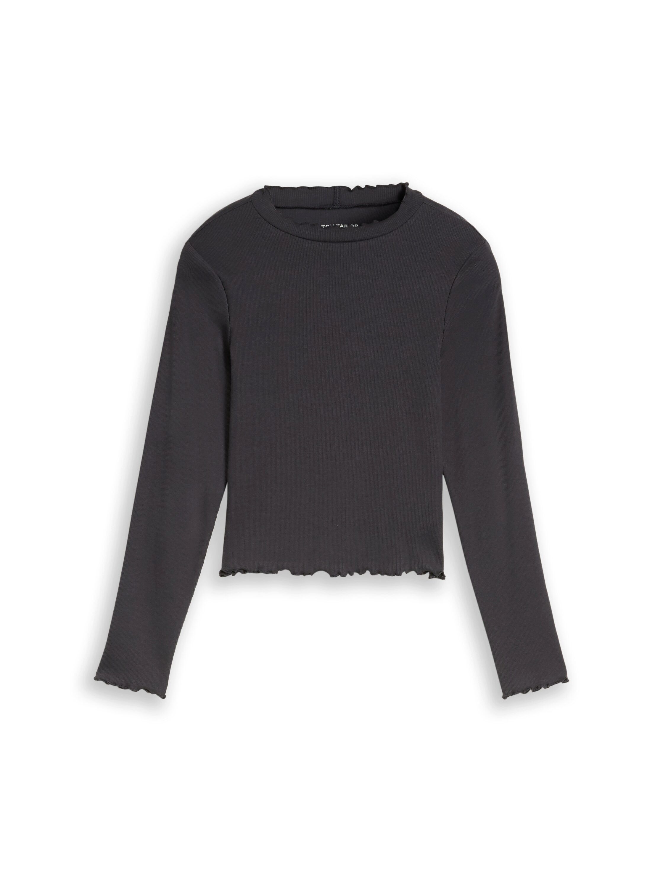 TOM TAILOR T-Shirt mit Rippstruktur