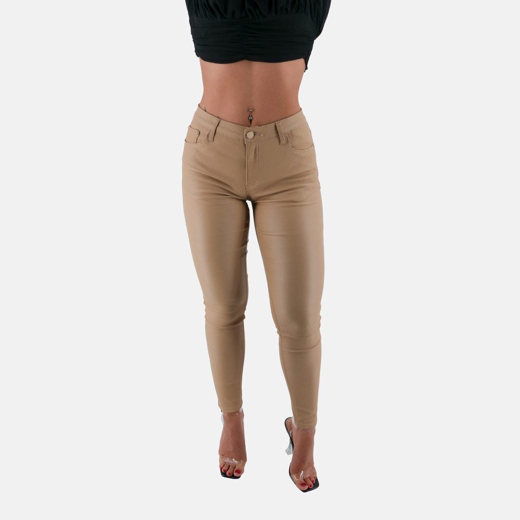 Lederimitathose Kunstleder Hose