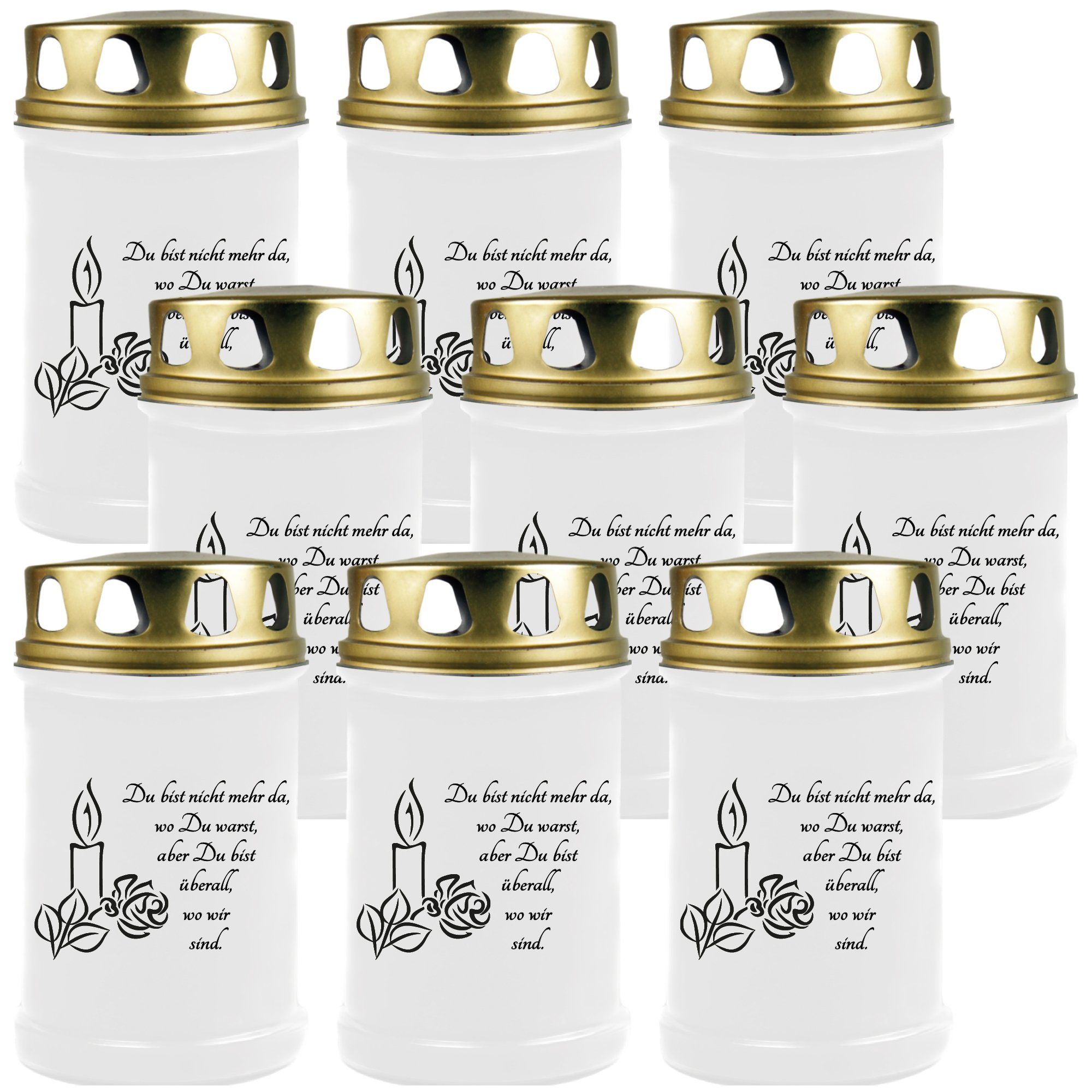 HS Candle Grabkerze GK-04210 (3-tlg), Grabkerze günstig online kaufen