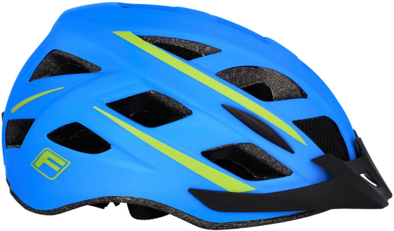 FISCHER Fahrrad Fahrradhelm Urban Montis S/M, Verstellbarer Innenring-System; mit beleuchtetem Innenring-System