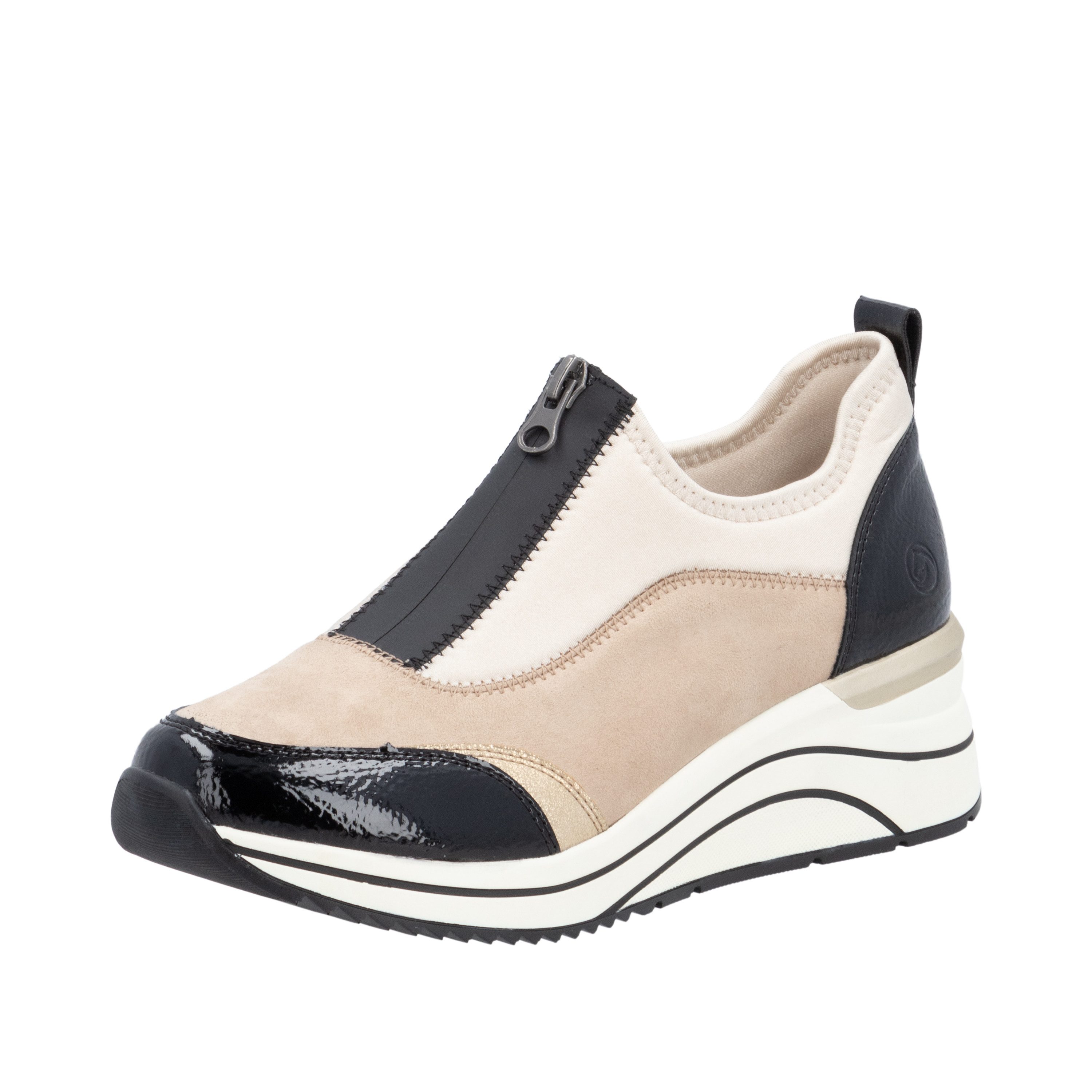 Remonte Slip-On Sneaker, Keilsneaker, Slipper, Schlupfschuh, Freizeitschuh, vegan