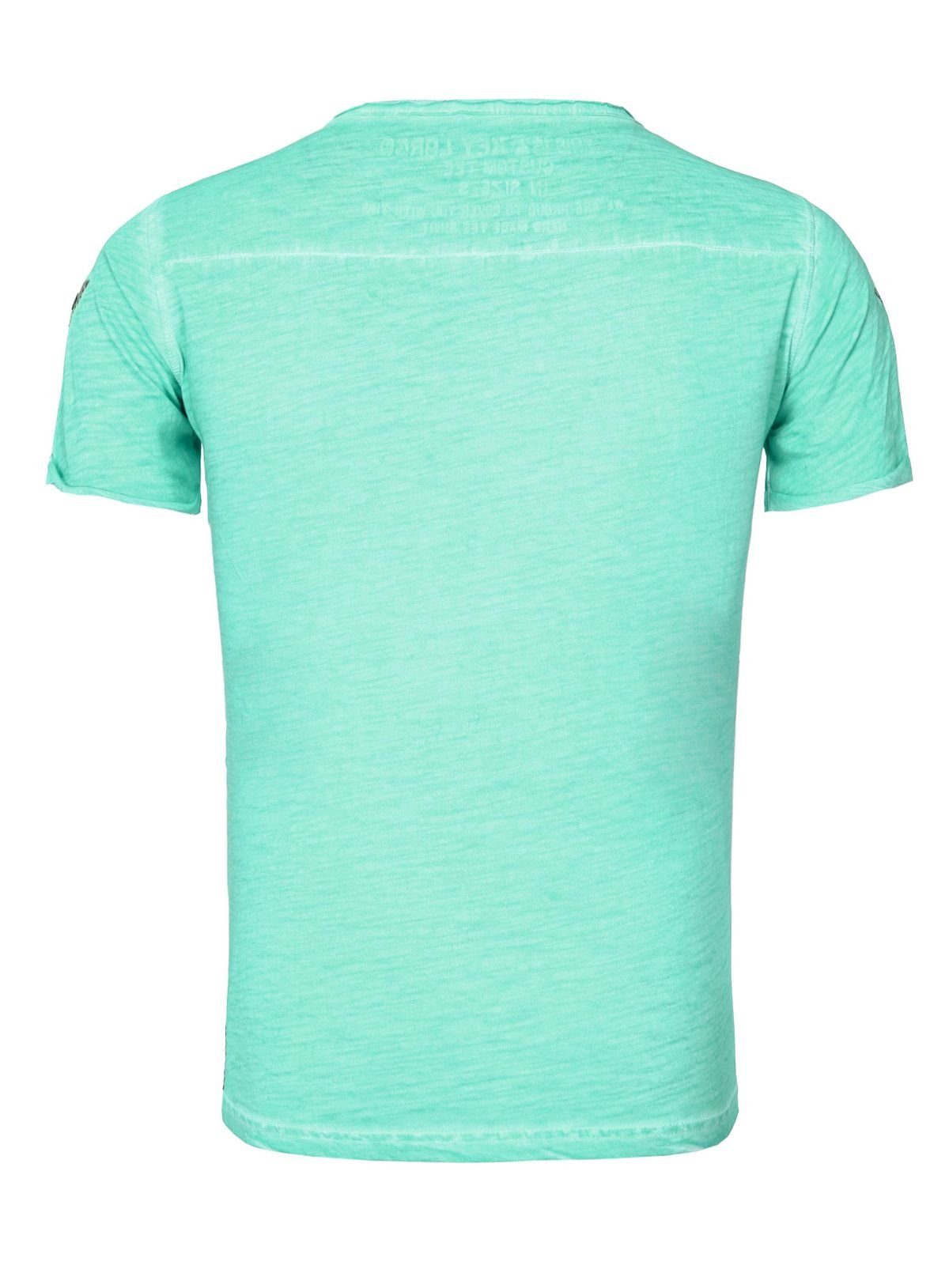 Key Largo T-Shirt für Herren Arena button vintage Look MT00023 mit Knopflei günstig online kaufen