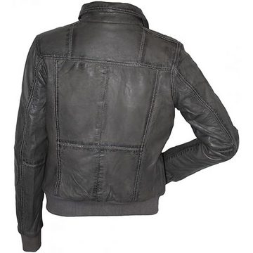 German Wear Lederjacke Trend 404J grau Damen Lederjacke Jacke aus Lamm Nappa Leder Grau