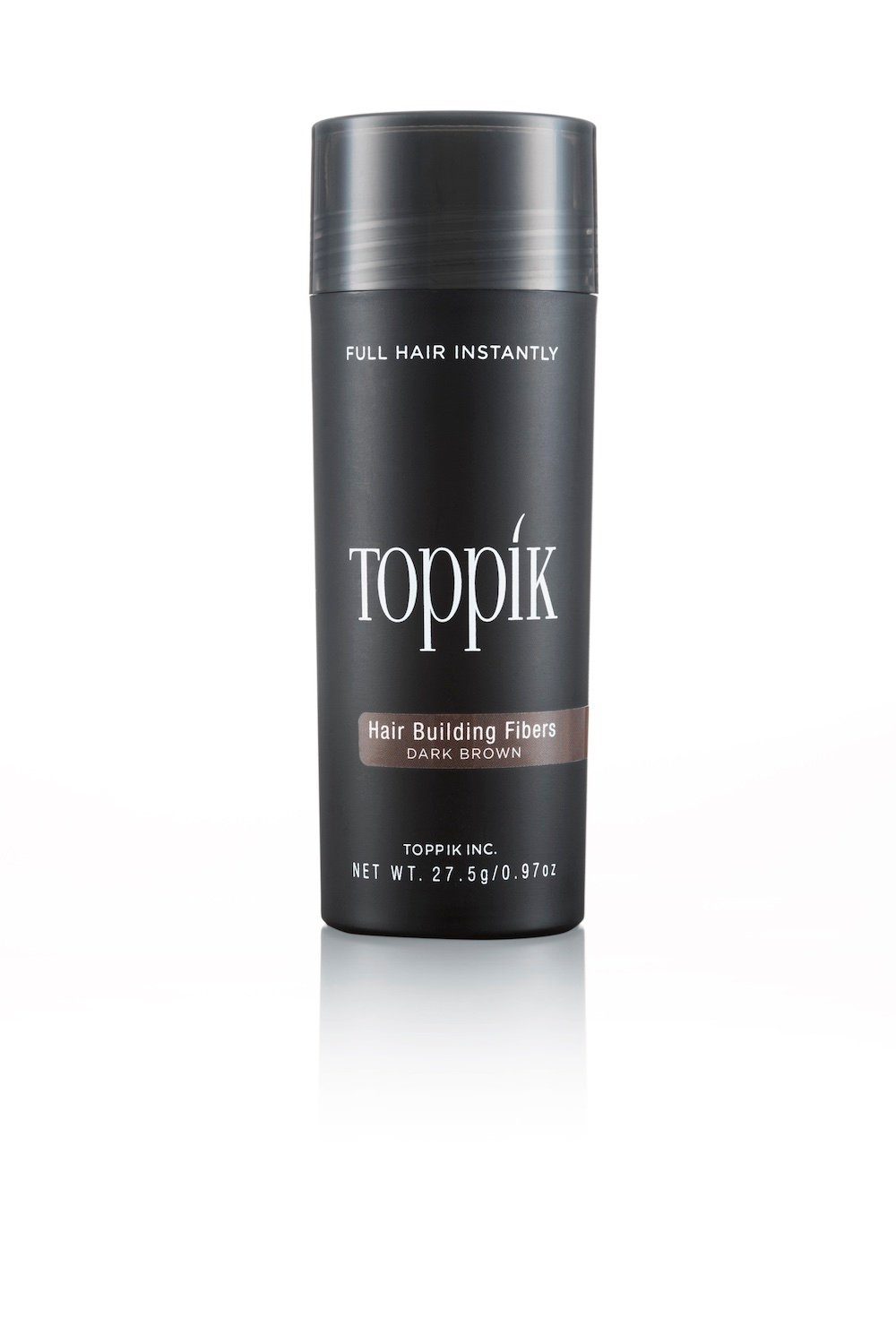 TOPPIK Haarstyling-Set TOPPIK 27,5 g. - Streuhaar, Schütthaar, Haarverdichtung, Haarfasern, Puder, Hair Fibers Dunkelbraun