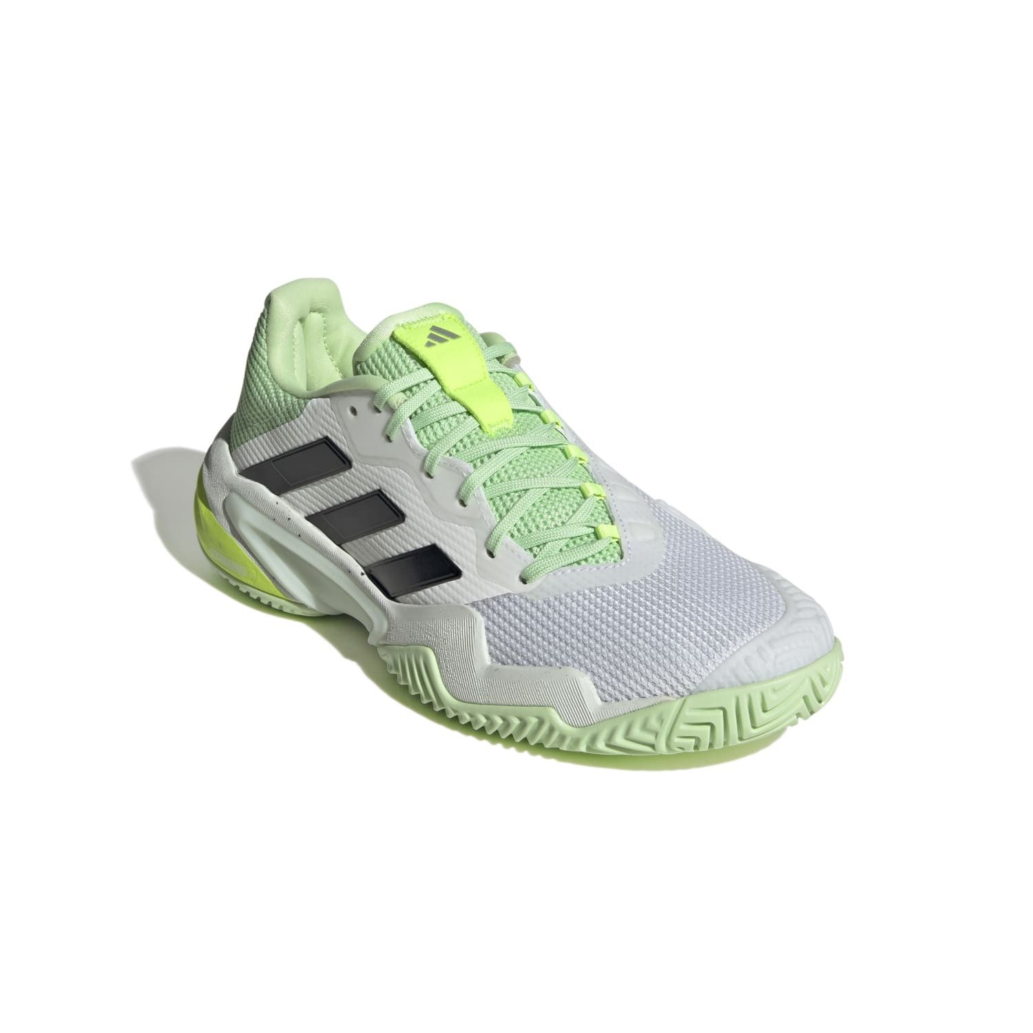 adidas Performance Barricade 13 Allcourt/Stabil 2024 weiss/hellgrün Herren Tennisschuh