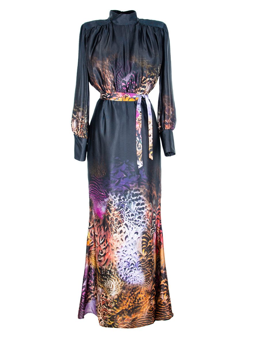 Cocktailkleid Maxikleid Seidenkleid Kleid aus Seide