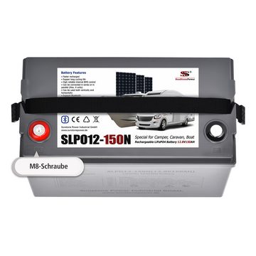 Sunstone Power 12V 150AH Lithium Batterie 1920Wh Energiespeicher Akku für Boot Solarakkus (12 V), Solar Batterie Akku, Extrem zyklenfest