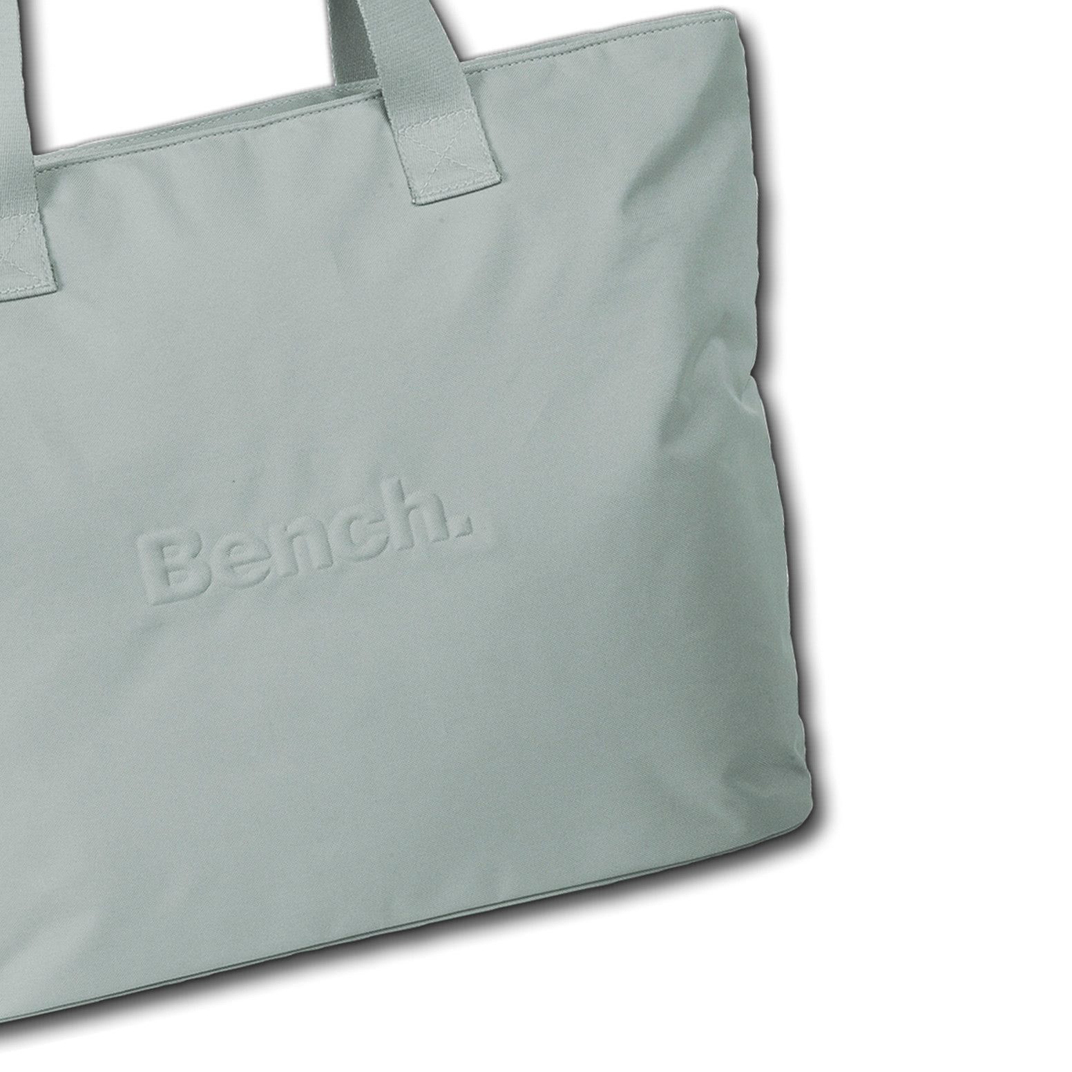 Bench. Shopper Bench Tasche hellgrau Shopper mittel (Shopper), Damen, Jugend Shopper Polyester, hellgrau ca. 48cm x ca. 34cm