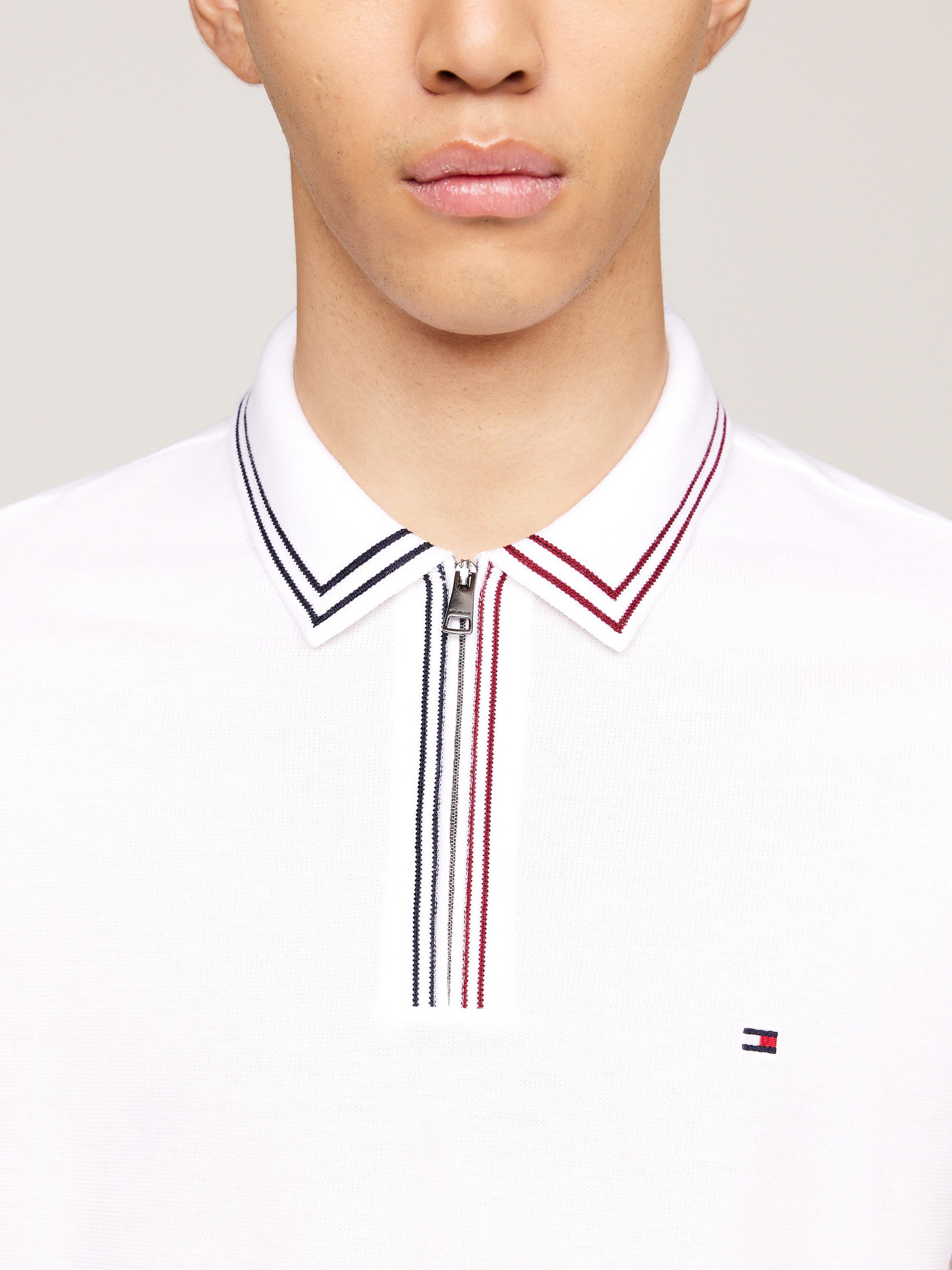 Tommy Hilfiger Poloshirt RWB ZIP PLACKET günstig online kaufen
