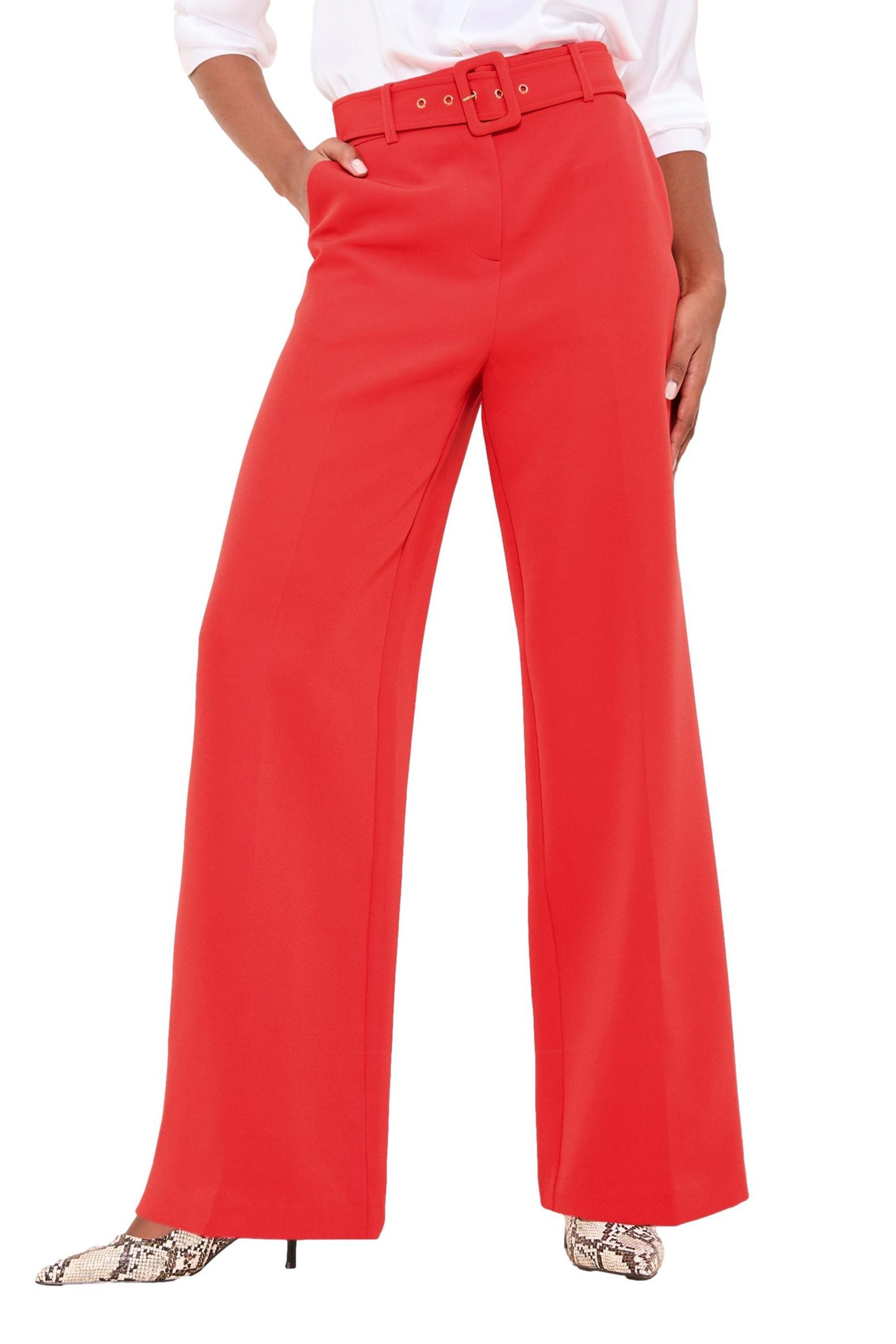 LIPSY Palazzohose Lipsy Hose mit weitem Bein und Gürtel, Regular (1-tlg) günstig online kaufen