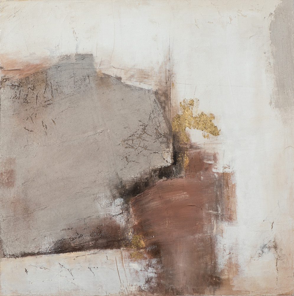 ArtUniverse Gemälde Abstrakt in Naturtönen 100 x 100 cm, Abstrakt