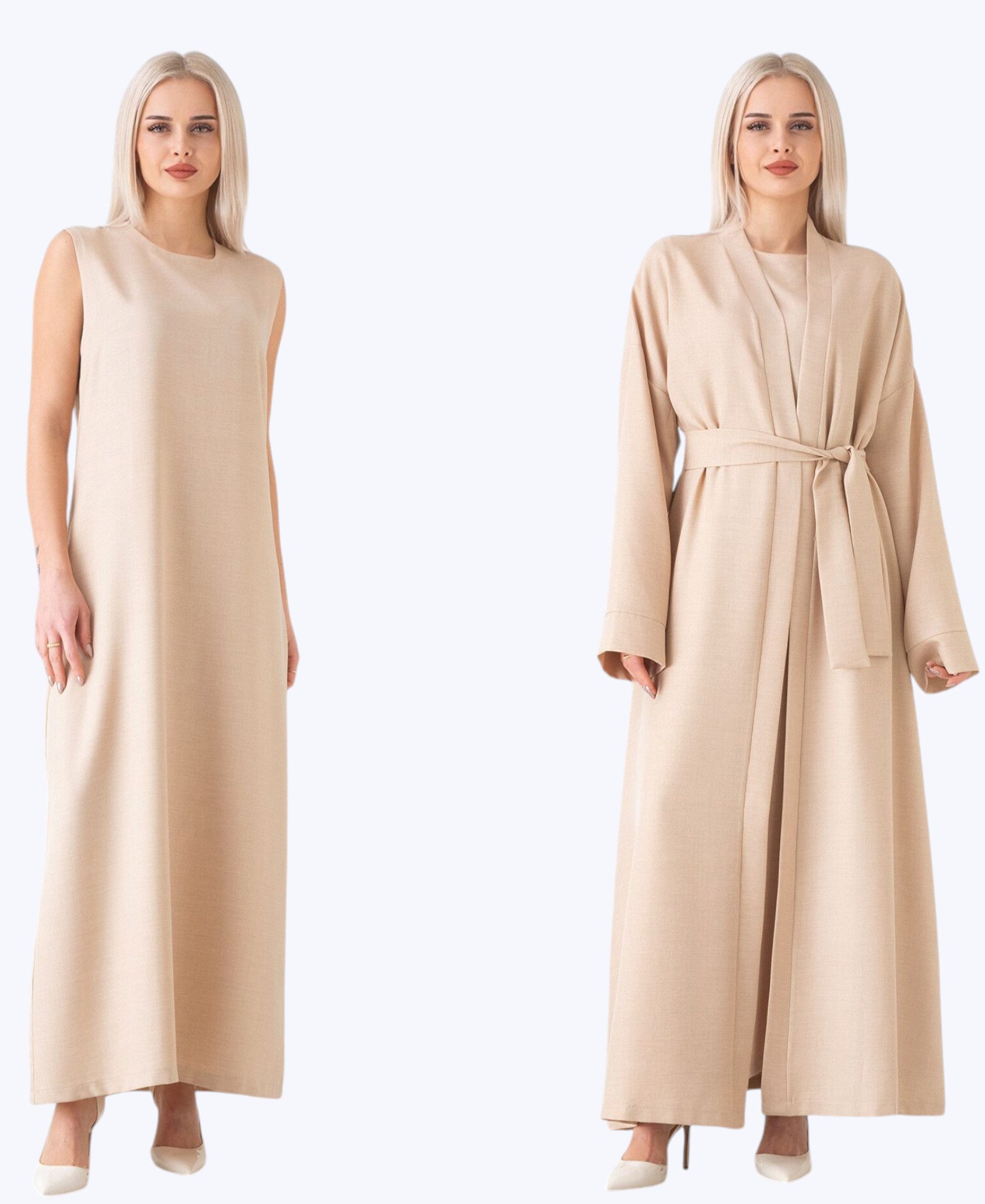 fashionshowcase Unterkleid Damen Set mit Kimono günstig online kaufen