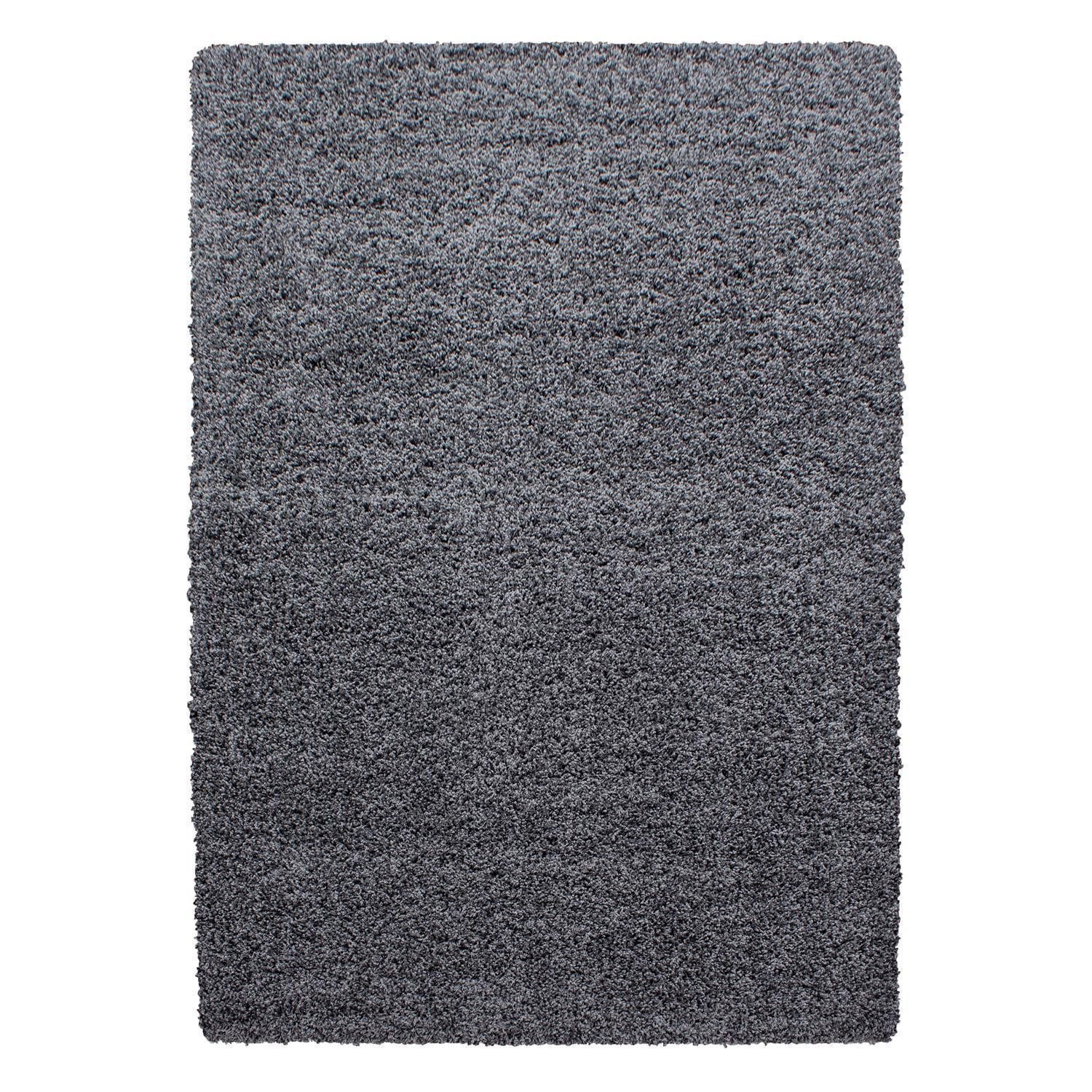 SchönesWohnen24 Hochflor-Teppich Hochflor Teppich DREAM Grau günstig online kaufen