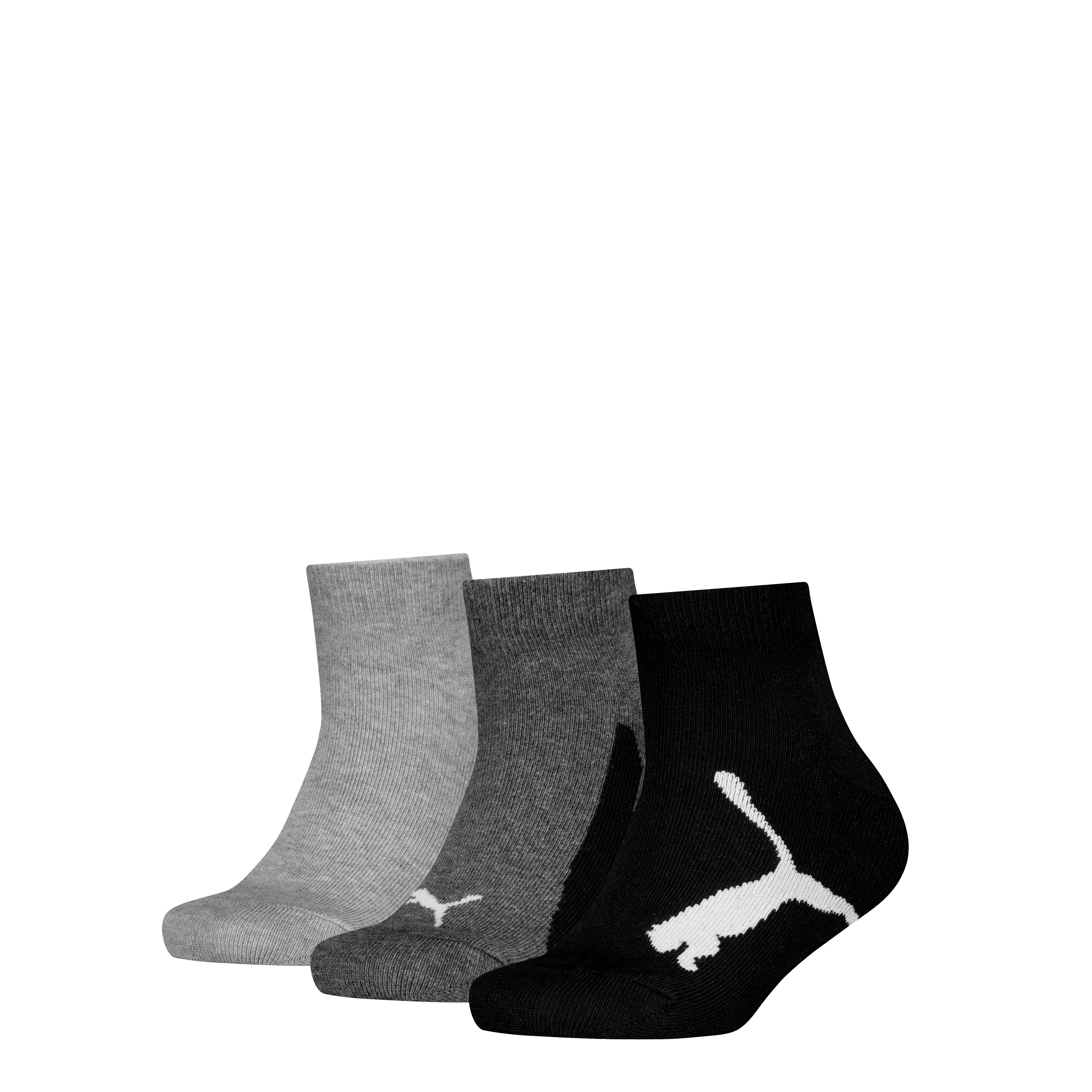 PUMA Kurzsocken PUMA KIDS BWT QUARTER 3P (3er-Pack) mit verstärkter Zehenkonstruktion
