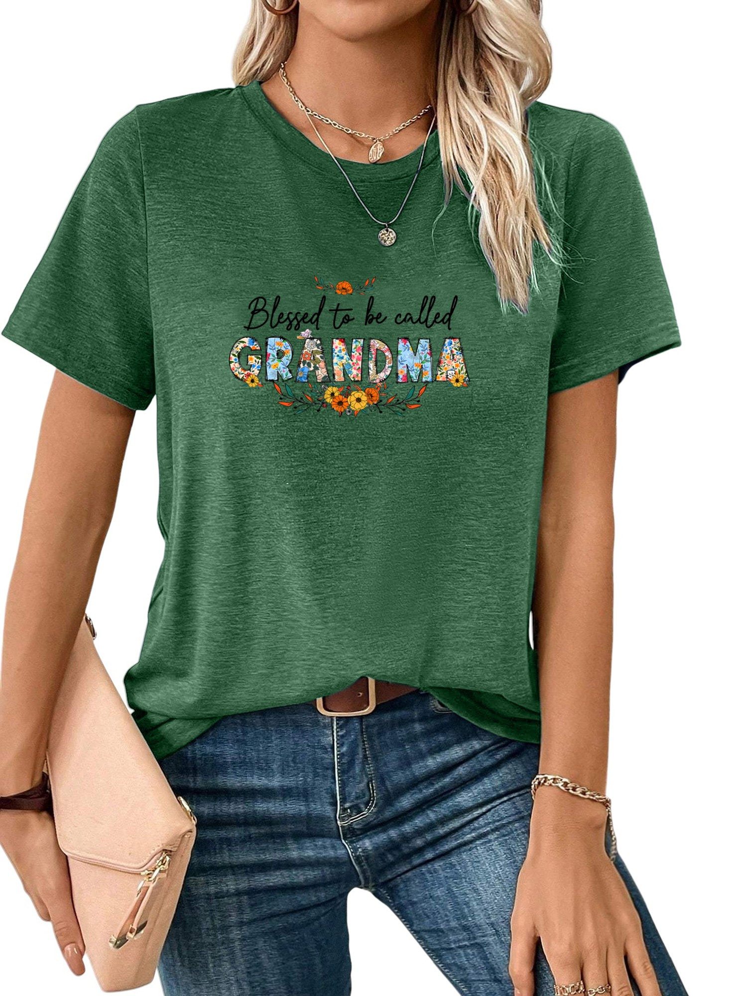 PYL Kurzarmbluse Damen Sommer Kurzarmbluse Locker günstig online kaufen