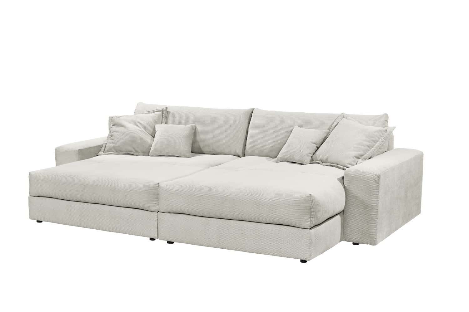 ED EXCITING DESIGN Ecksofa, Lose Rückenkissen