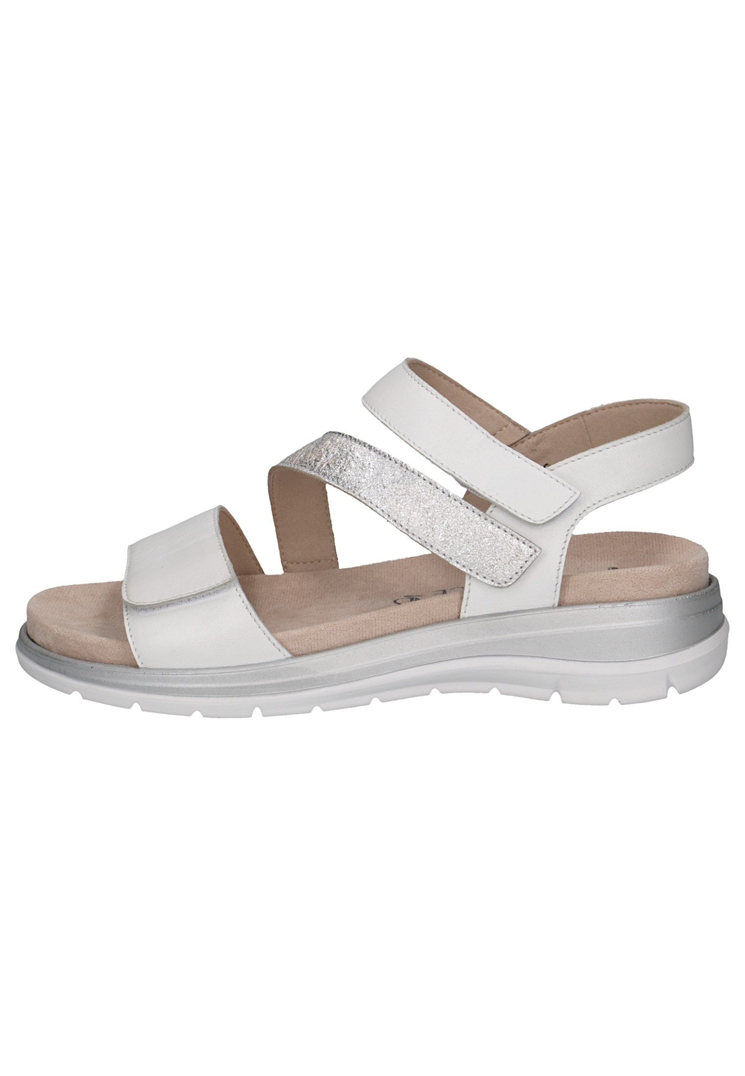 Caprice 9-28716-44 183 White/Silver Sandale