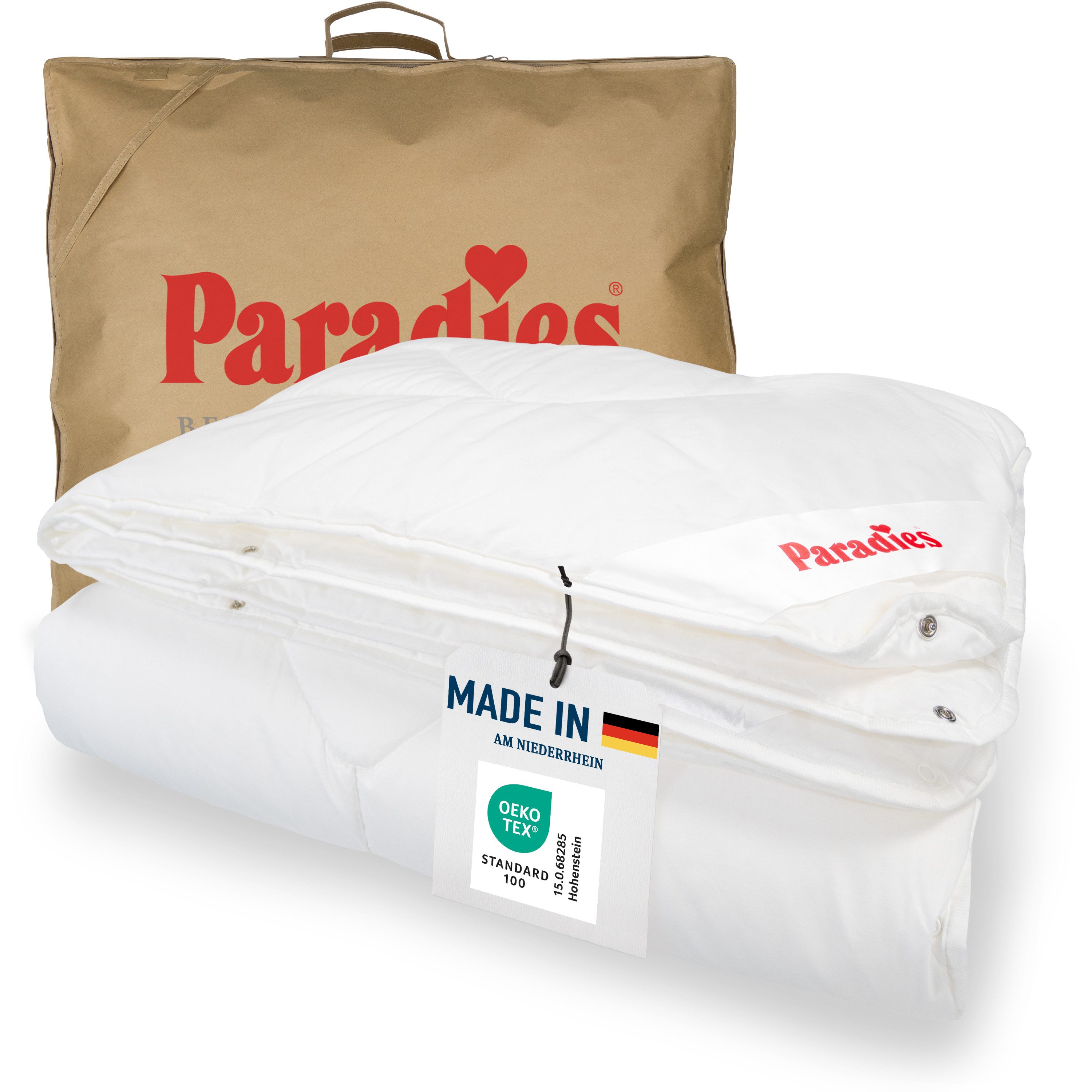 Paradies Kunstfaserbettdecke Prima Bio, Füllung: 100% Polyester, Bezug: 100 günstig online kaufen