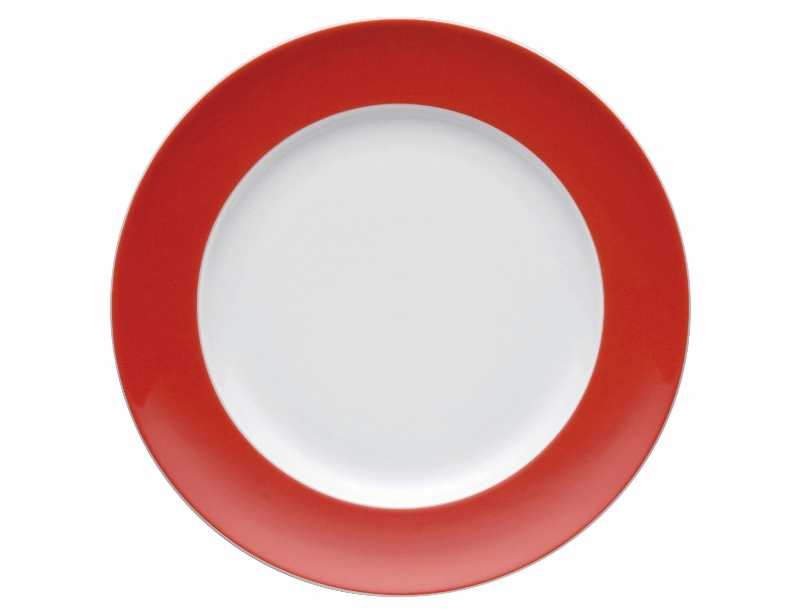 Thomas Porzellan Frühstücksteller Sunny Day New Red Frühstücksteller 22 cm, Teller Flach