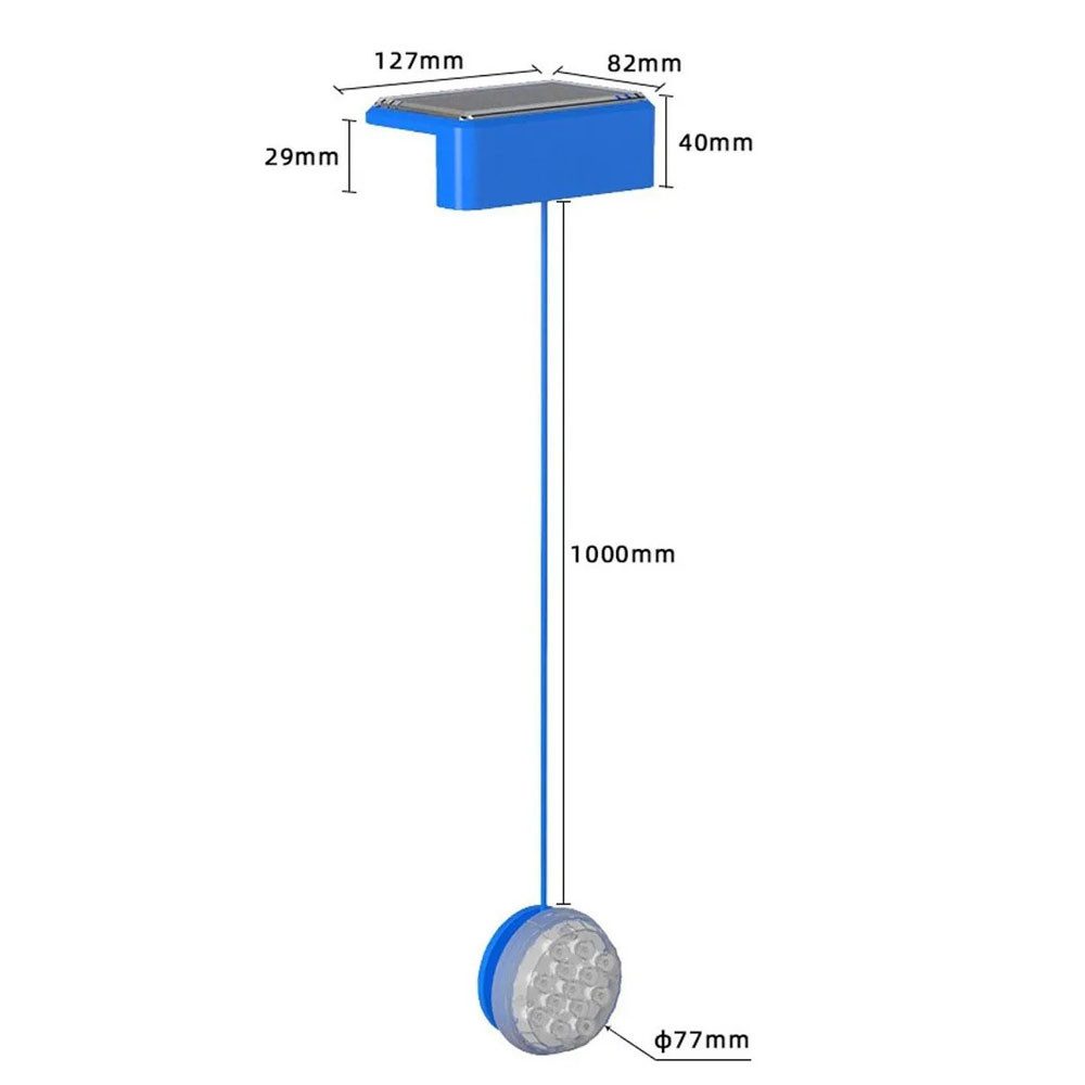 JOYOLEDER Pool-Lampe Magnet, LED Solar Poolbeleuchtung günstig online kaufen