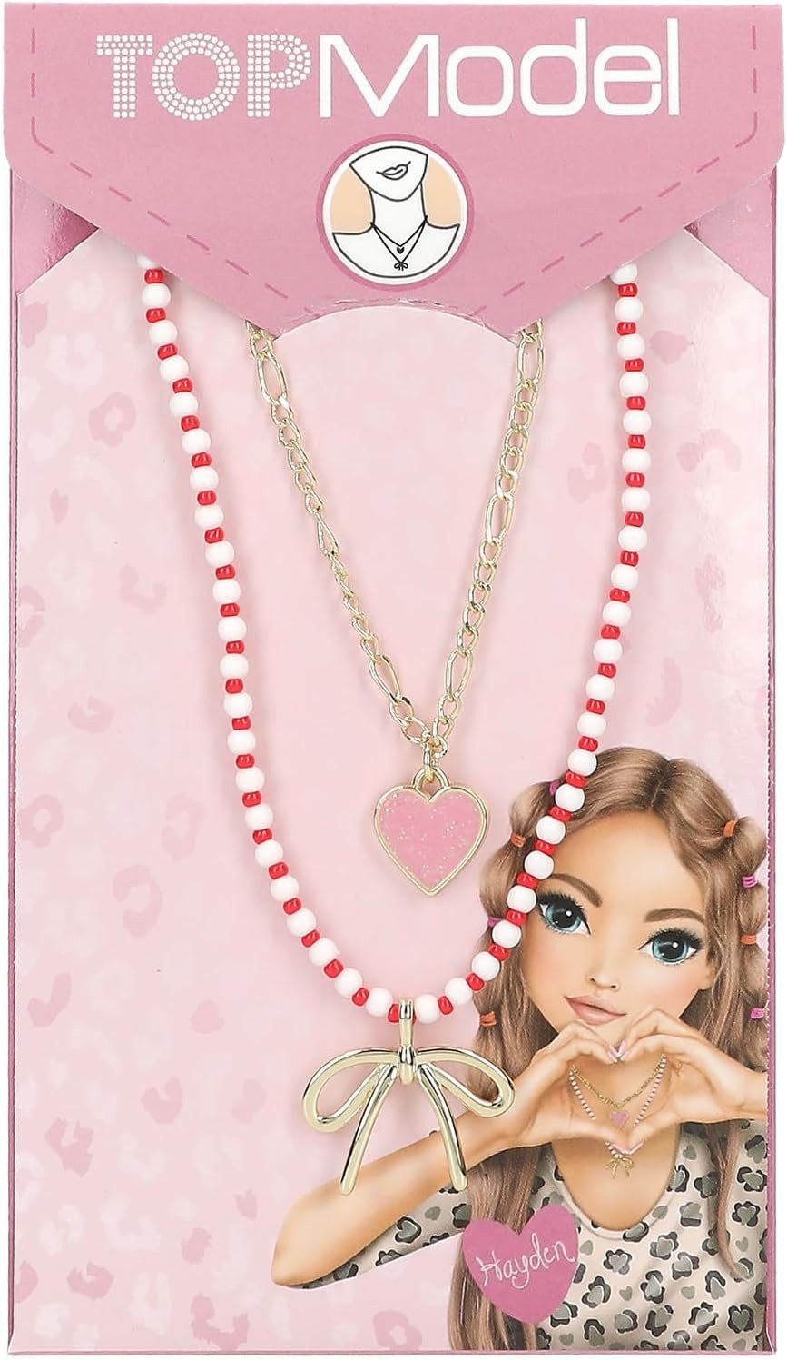 Depesche Freundschaftskette Depesche 13809 TOPModel Leoheart - Zweifach Halskette, vergoldet, Schm