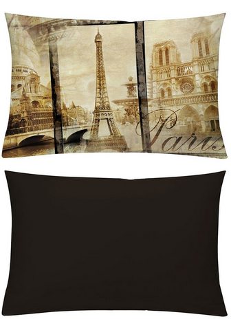 EMOTION TEXTILES Наволочки »Alt Paris Sepia«...