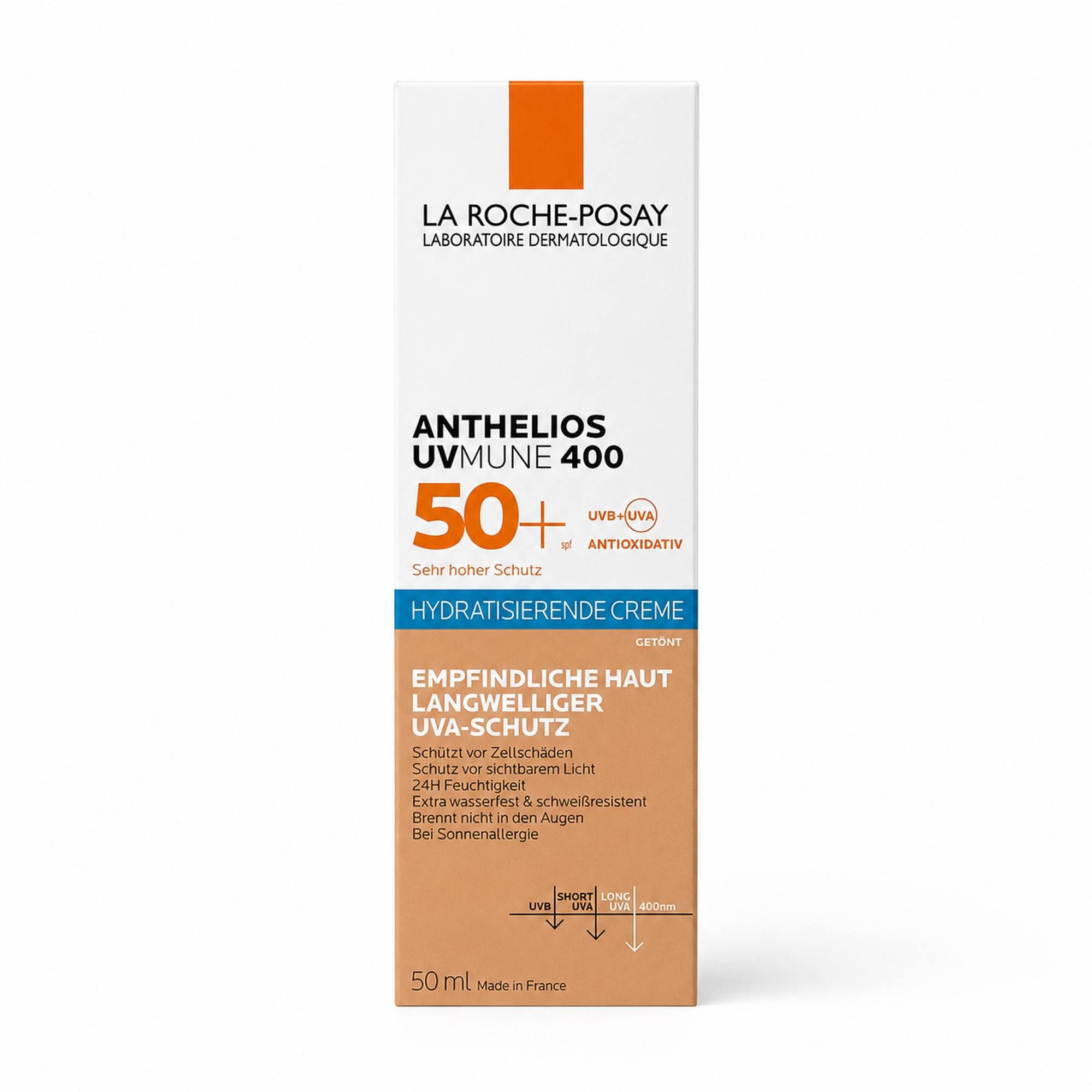 La Roche-Posay Sonnenschutzcreme LA ROCHE-POSAY Anthelios hydratis.Cre.getönt LSF 50+ 50ml