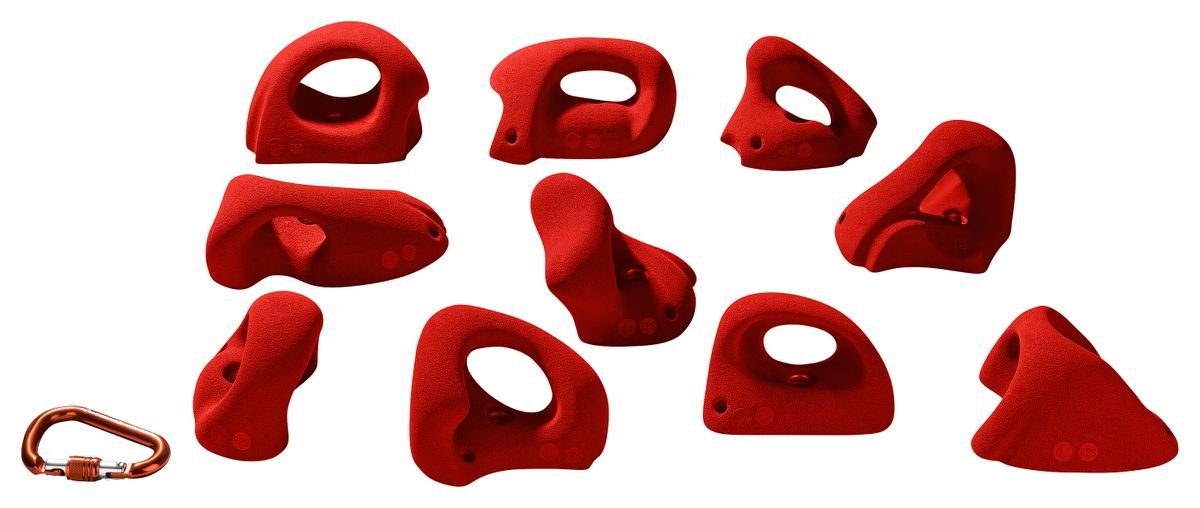 Kletterwand Handle Jugs XL, 10 Klettergriffe, PE, Jugs, XL - Entre Prises