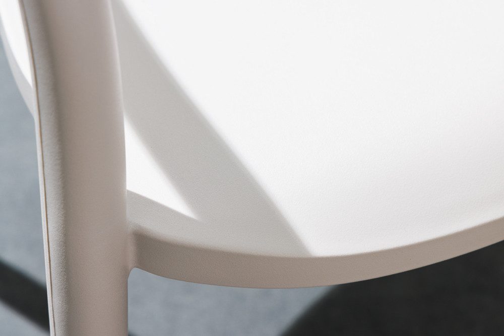 riess-ambiente Gartenstuhl STUDIO ITALIA taupe - Kunststoff, In-/Outdoor, wetterfest, stapelbar (Einzelartikel, 1 St), pflegeleichter Balkonstuhl · leichtes Design · stabil · für Terrasse