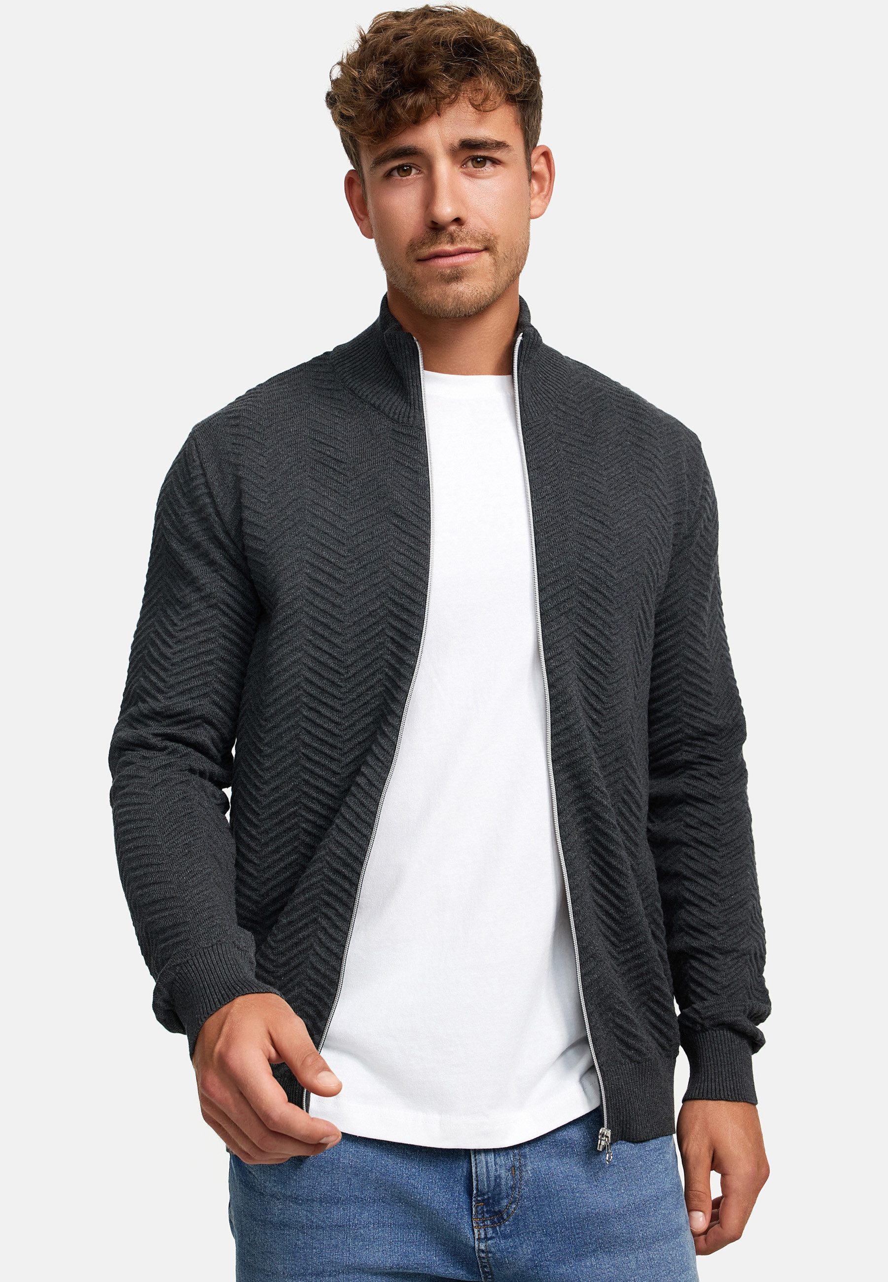 Kronstadt Strickjacke Herren KSCarlo Herrenstrickjacke Fein-Strickjacke mit günstig online kaufen