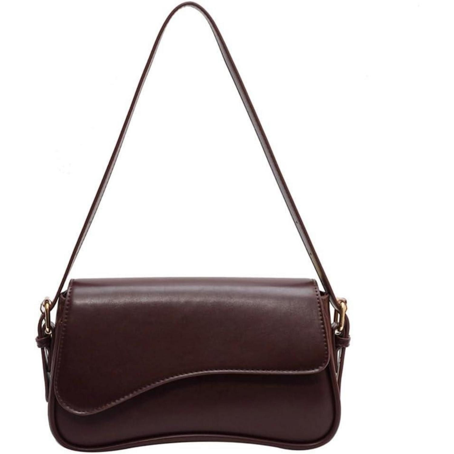 LuxusKollektion Handtasche Handtasche Hobo Leder Reißverschluss Klein Vintage Y2K Damen A-coffee