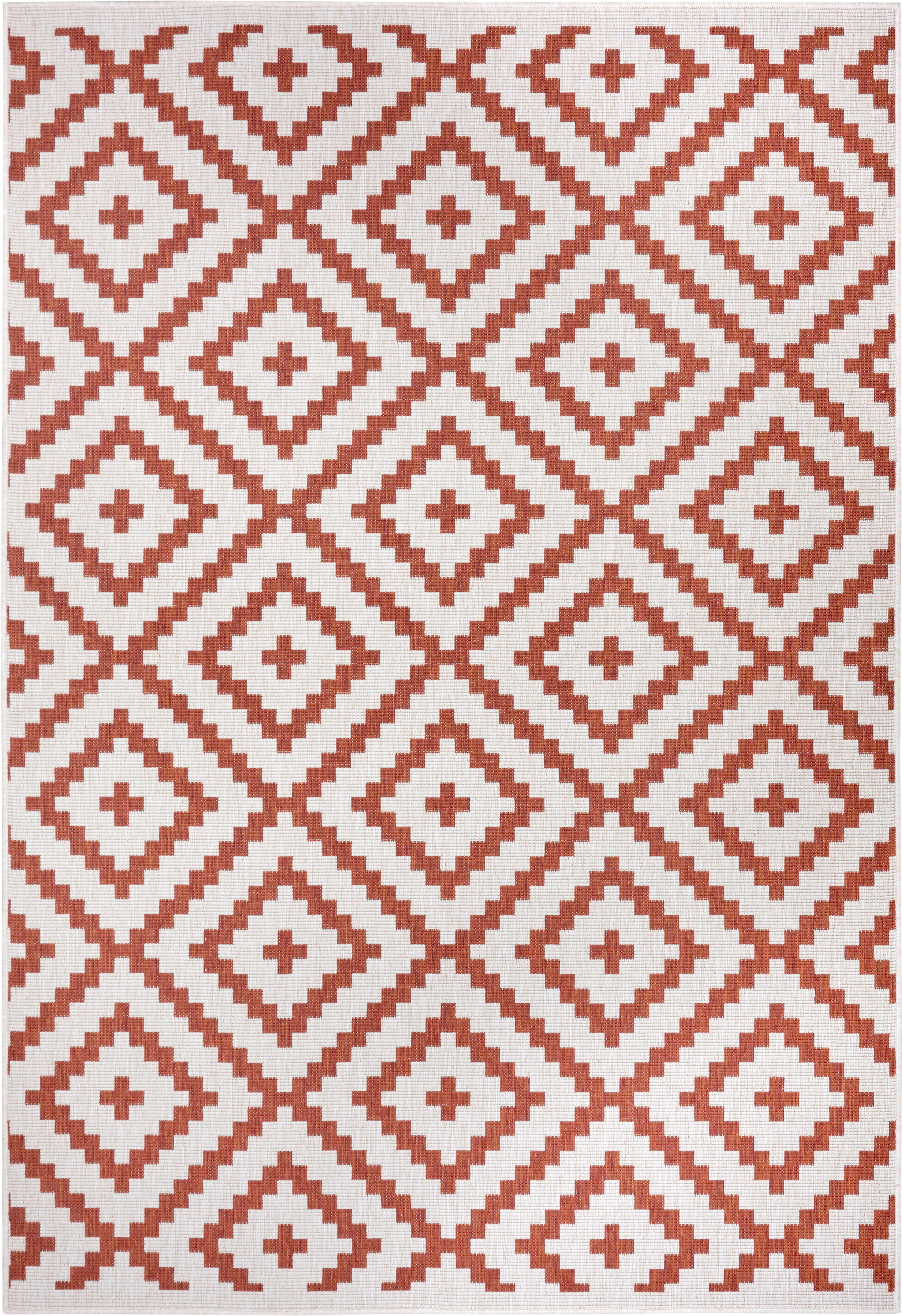 OTTO home Teppich Ronda Wendeteppich, rechteckig, Höhe: 5 mm, Sisal-Optik, Flachgewebe, In- und Outdoor, geometrisches Boho Design – Bild 4 von 5