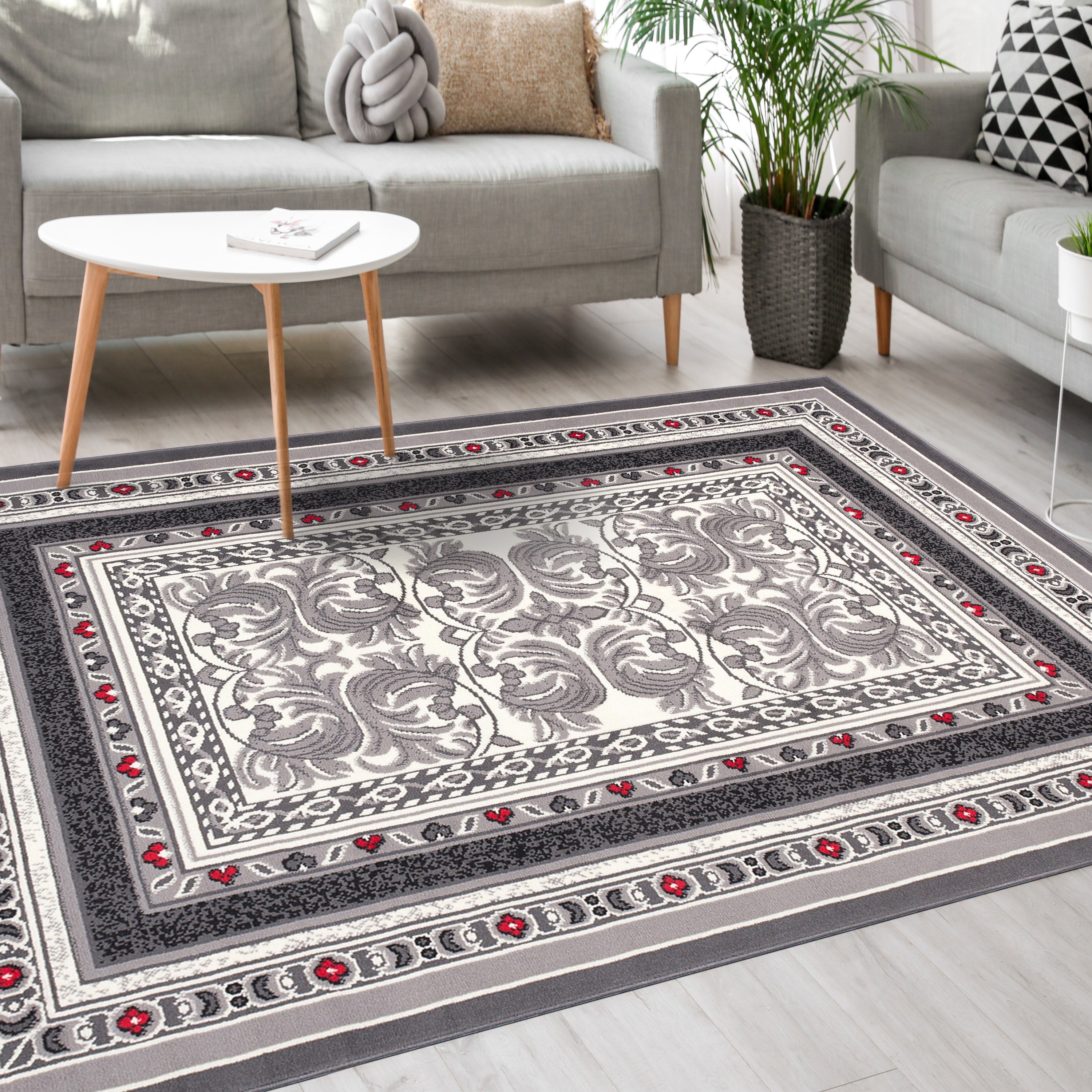 Mazovia Designteppich Modern Teppich Kurzflor Wohnzimmerteppich günstig online kaufen