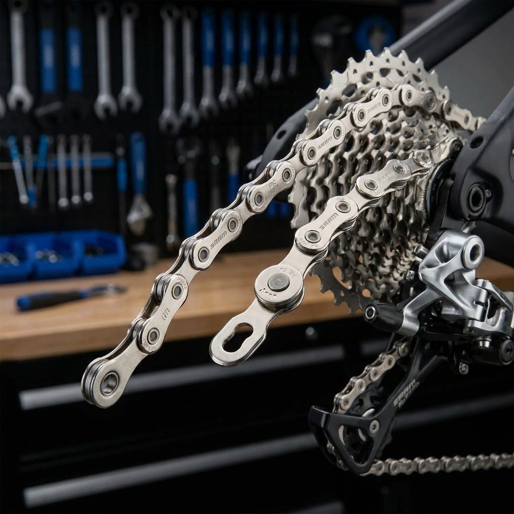 SRAM Fahrradkette SRAM Power Chain PC-1051 10-fach 144 Glieder - langlebige Kette für Ro