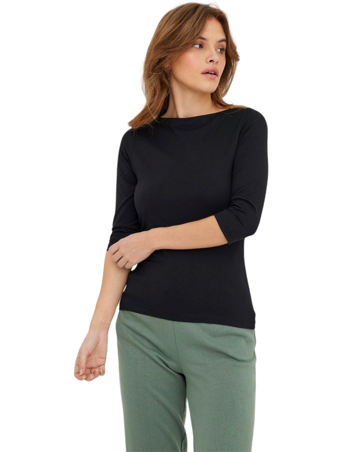 Vero Moda 3/4-Arm-Shirt (Set, 2er-Pack) in Unifarbe günstig online kaufen