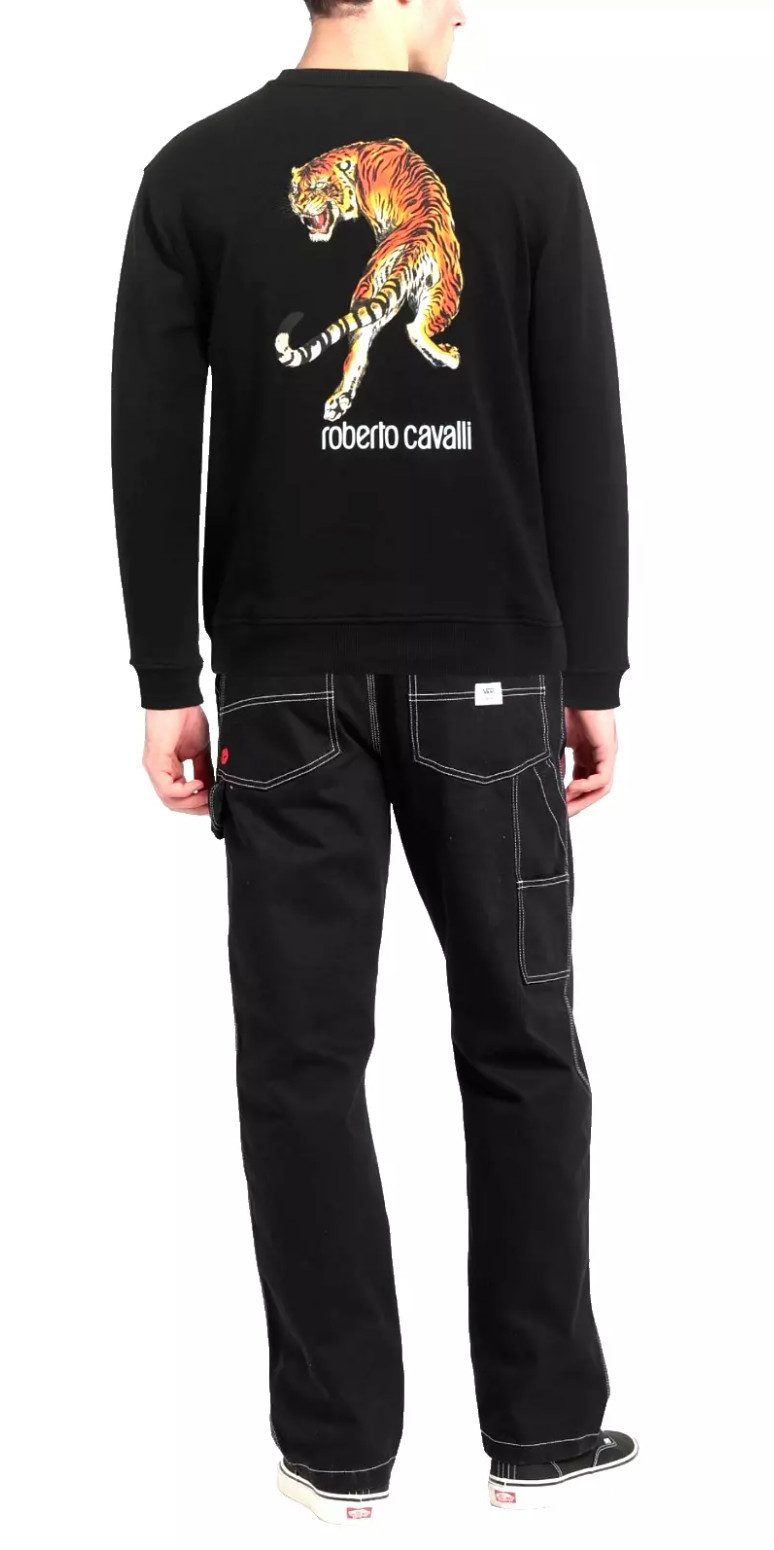 roberto cavalli Sweatshirt Firenze Tiger Sweatshirt Unisex Ob Freizeit, Streetwear oder als Statement-Piece – Bild 4 von 5