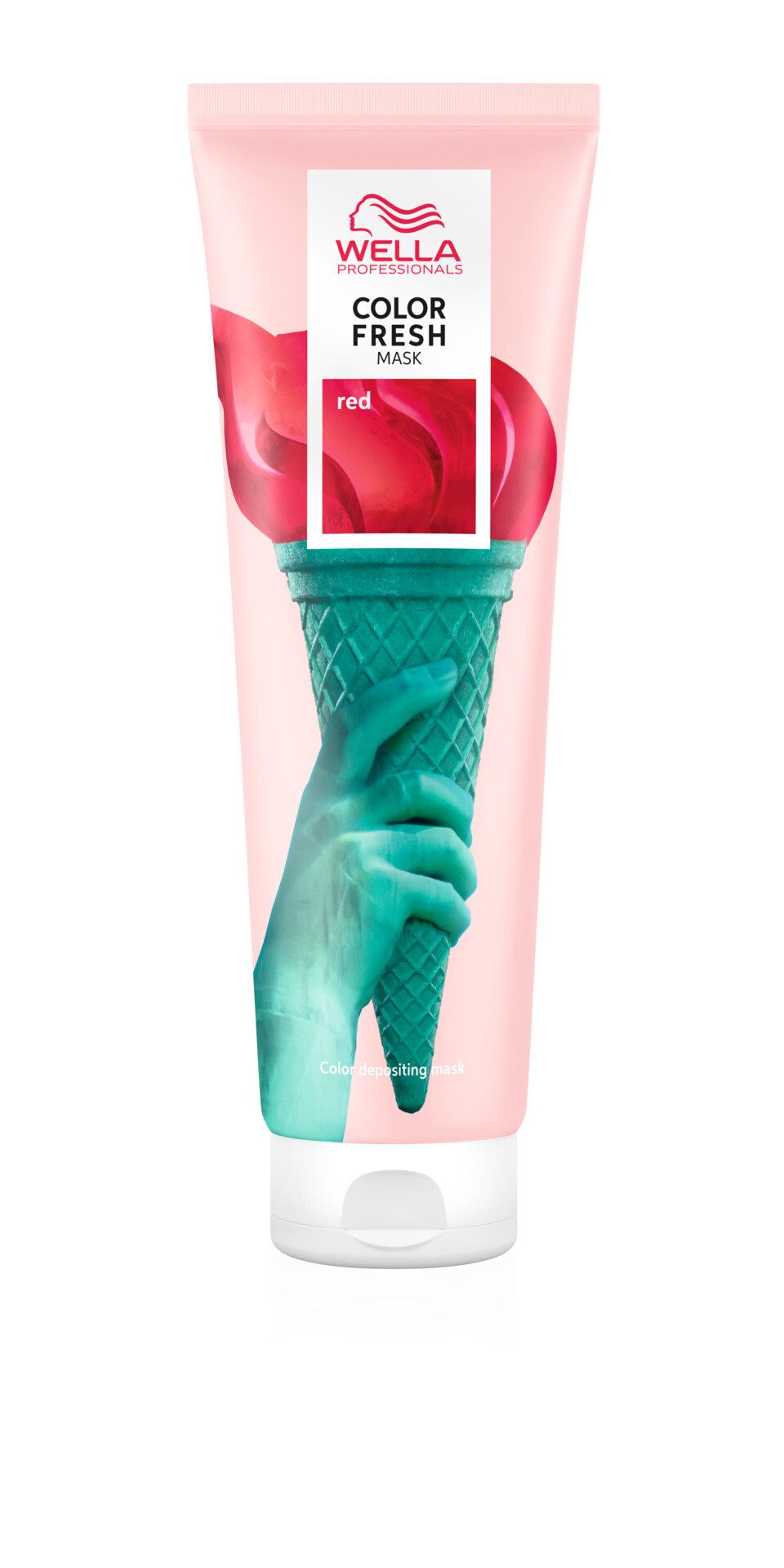 Wella Professionals Haarmaske Color Fresh Mask Red, frei von Silikonen, auswaschbar, wöchentliche Anwendung