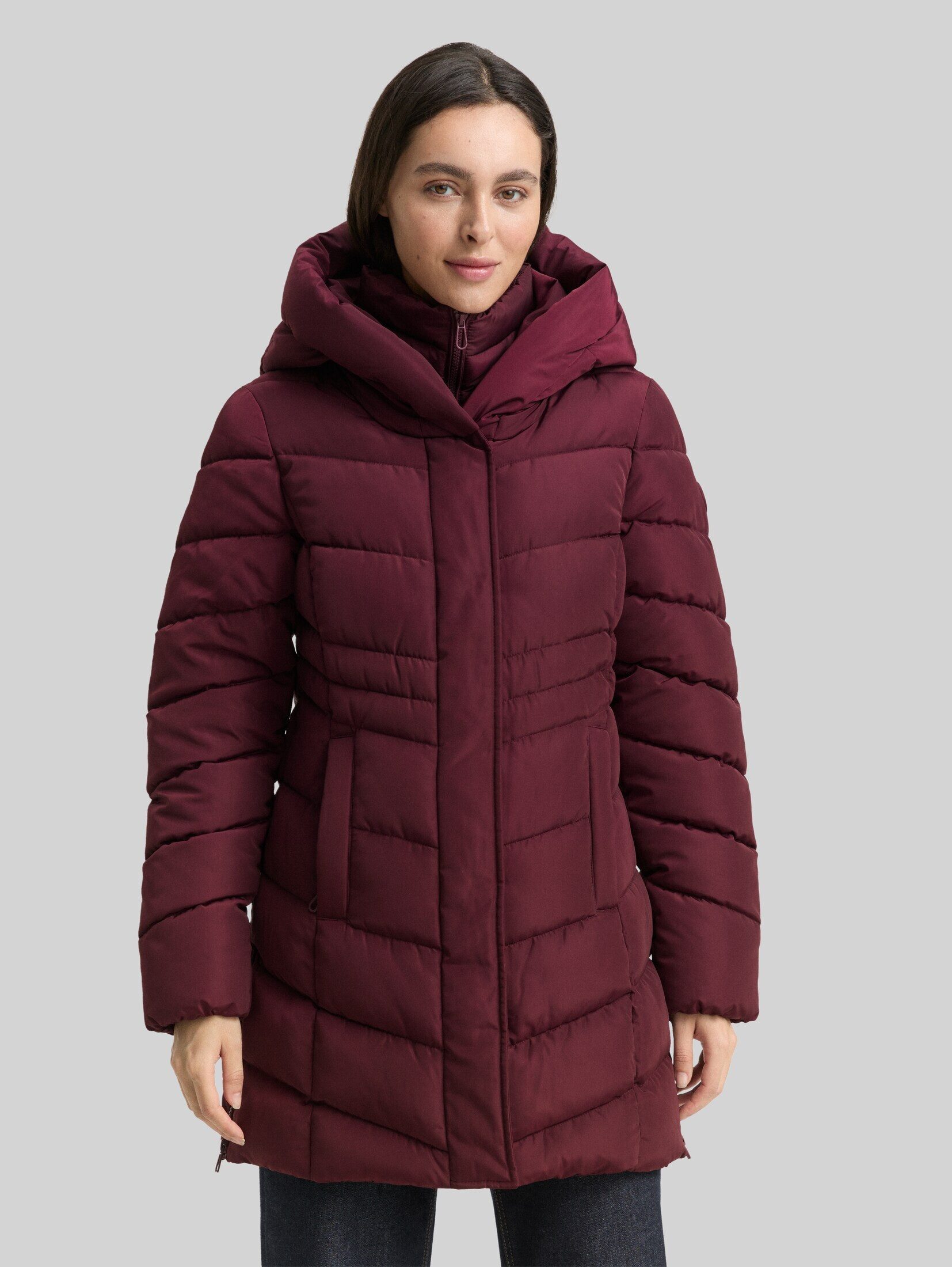 TOM TAILOR Steppmantel Jacken Puffer-Mantel im 2-in-1-Look