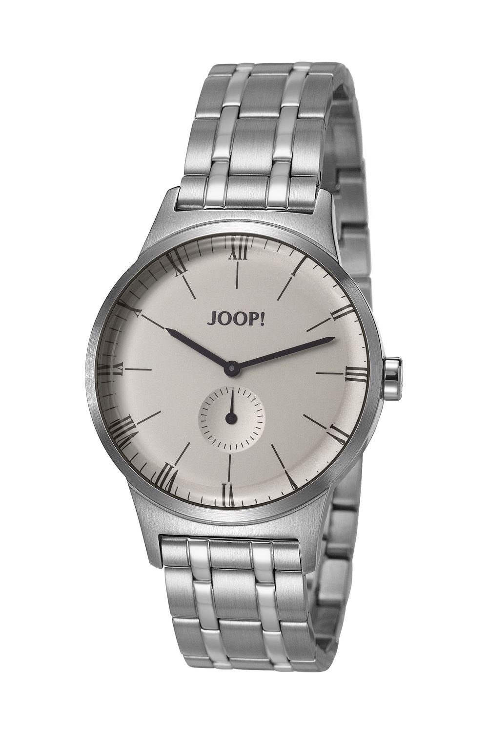 Joop! Quarzuhr JP101741003, dezentrale Sekunde, gewölbtes Uhrenglas