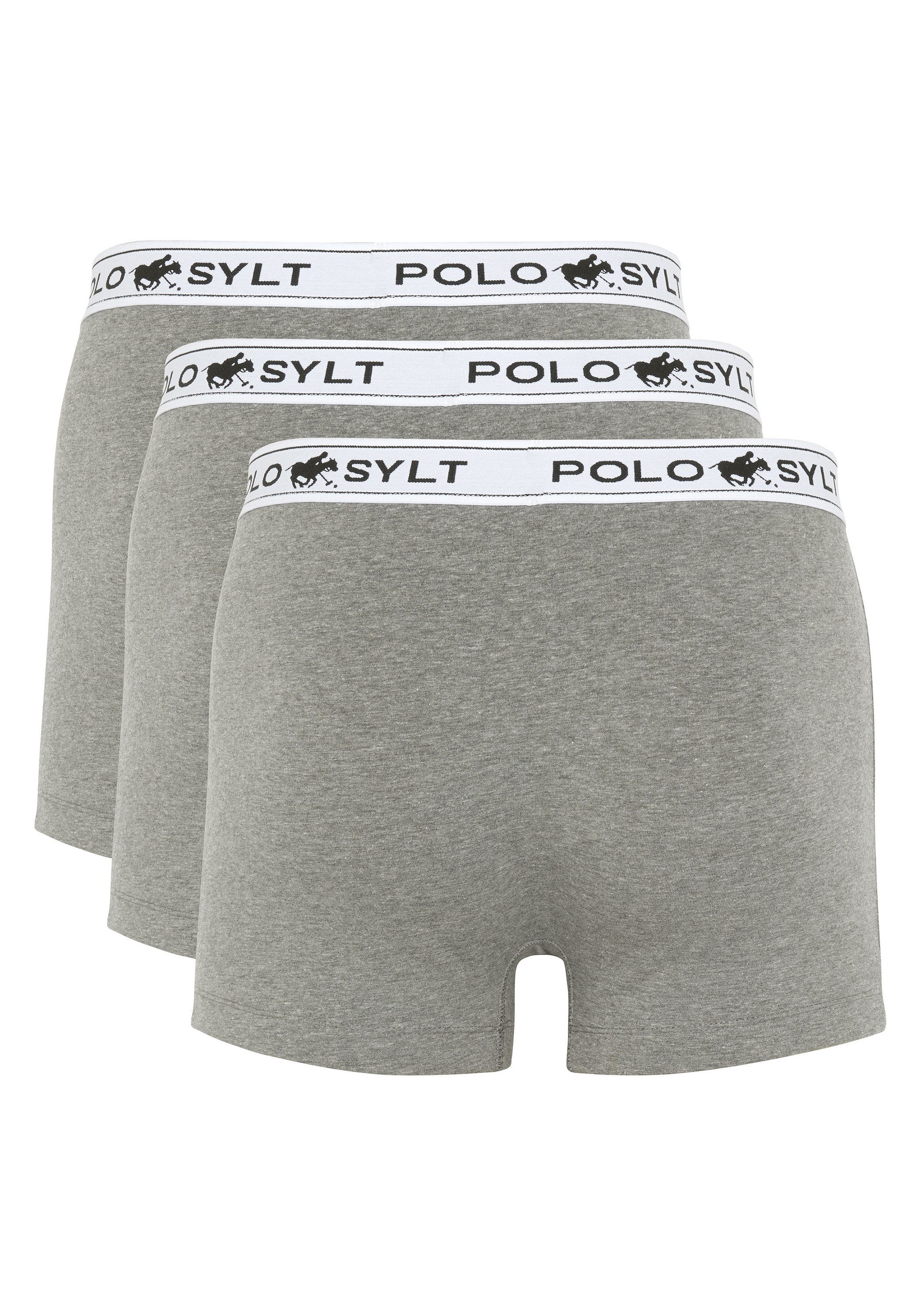 Polo Sylt Boxershorts im 3er-Pack mit Label-Elastikbund (3er-Pack, 3-St) günstig online kaufen