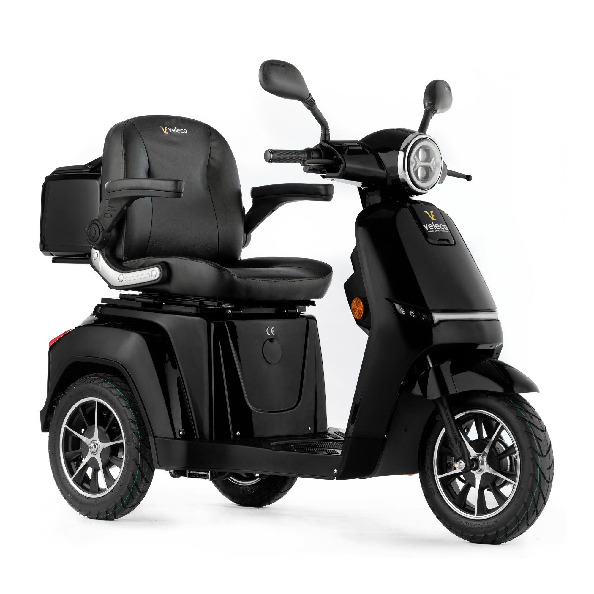 Veleco Elektromobil Veleco Turris 3- Rad Seniorenmobil - Voll-LED Beleuchtung, 800,00 W, 12,00 km/h