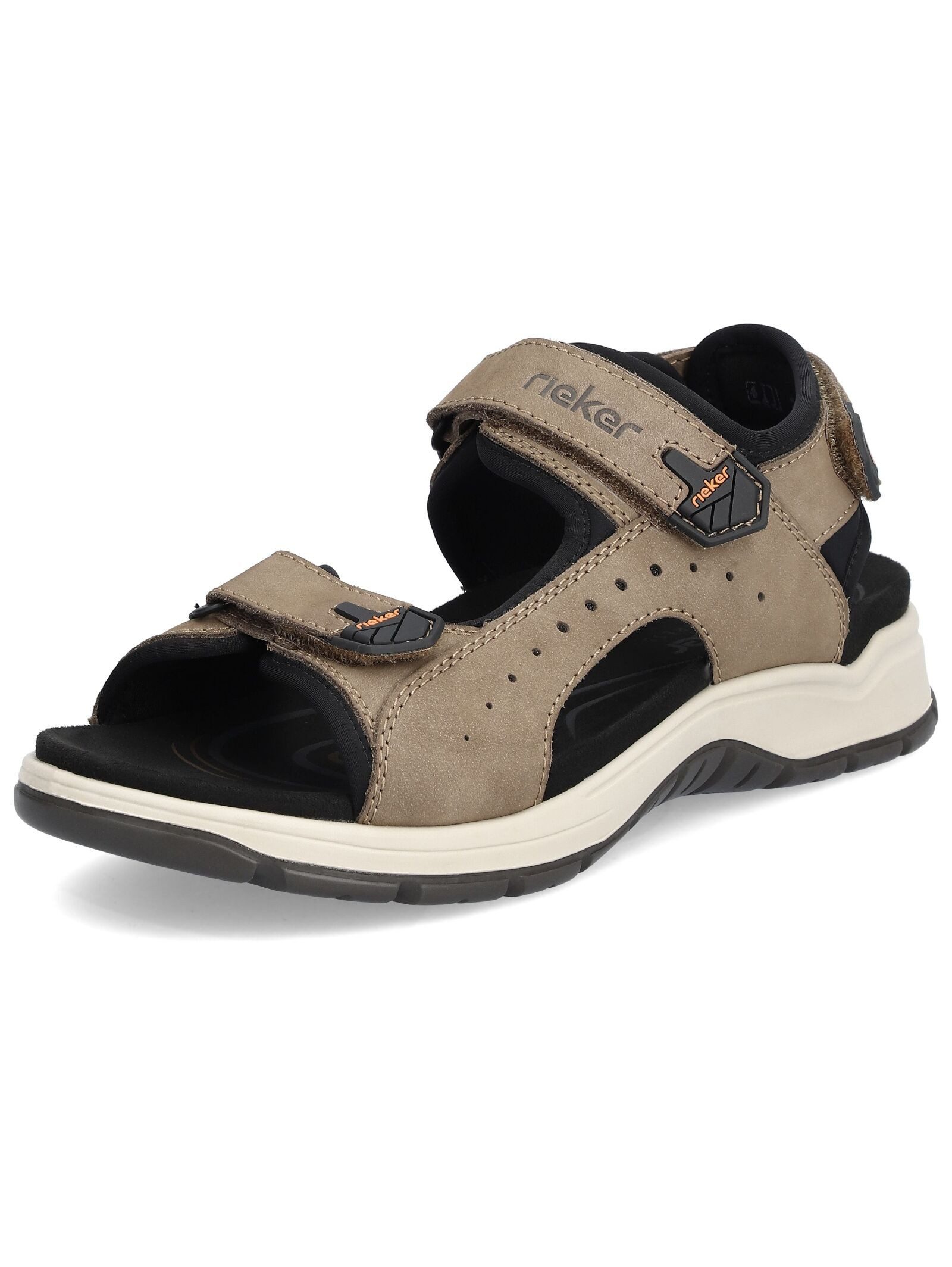 Rieker Wanderschuhe Leder/Textil Trekkingsandale günstig online kaufen