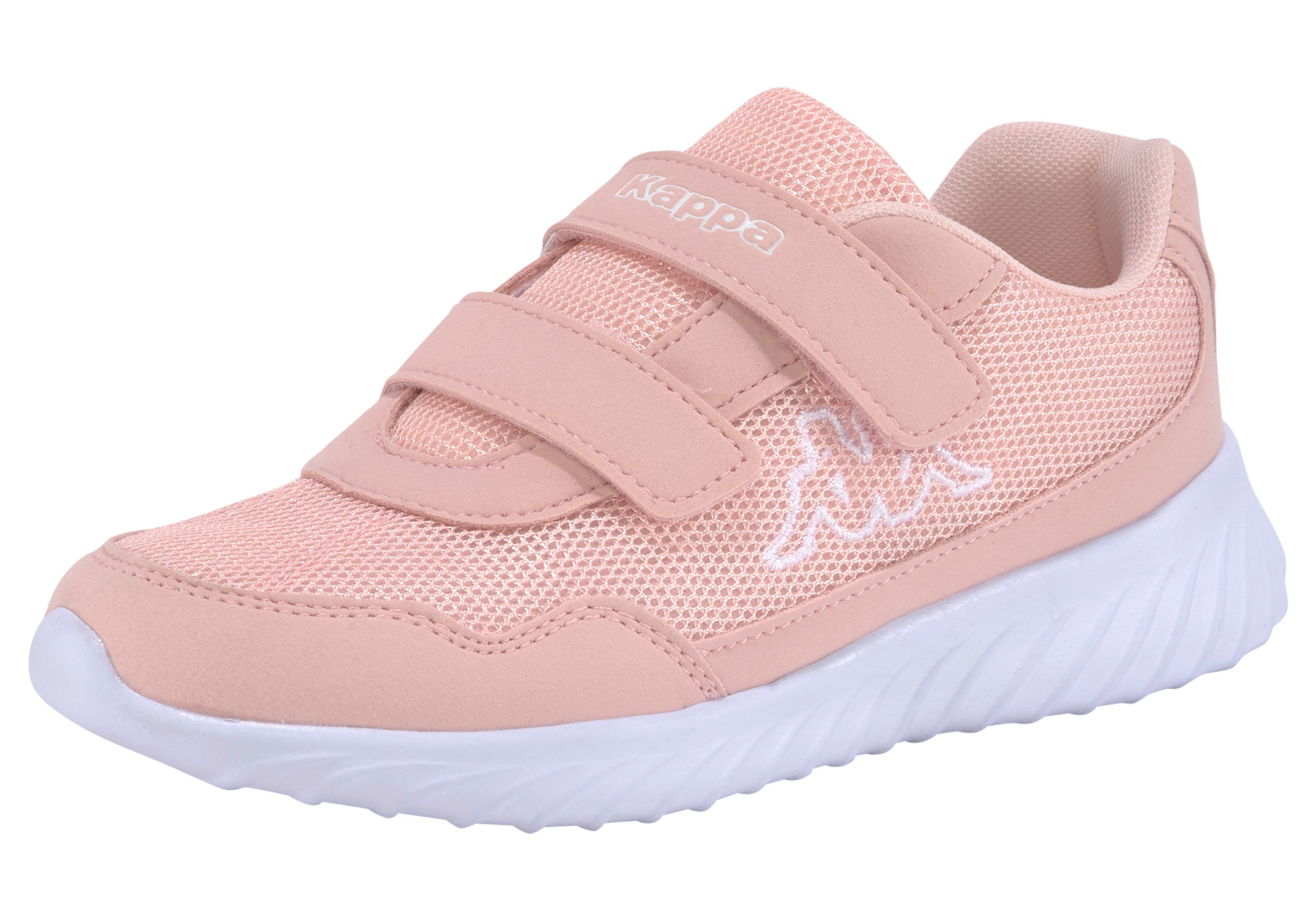 Kappa Sneaker mit Kinder für Klettverschluss rosa