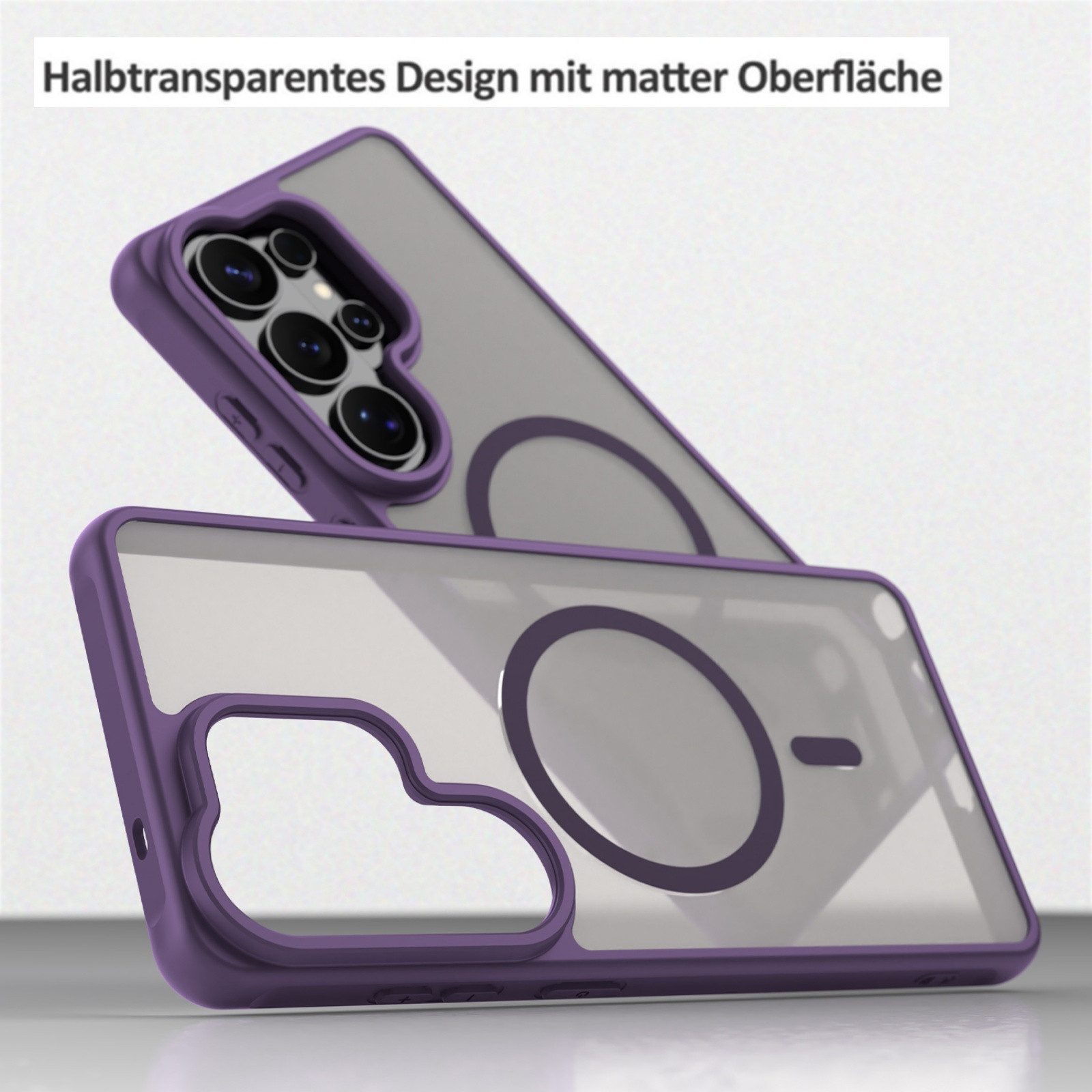 betterfon Handyhülle für Samsung Galaxy Serie Schutzhülle Magnet Case Hülle magnetisch, Magnetisches Laden, mattes Design, kratzfest & stoßfest verarbeitet – Bild 5 von 5