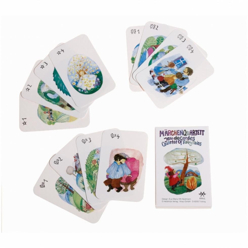 Spielzeug Kraul Spiel, Märchenquartett (32 Karten)